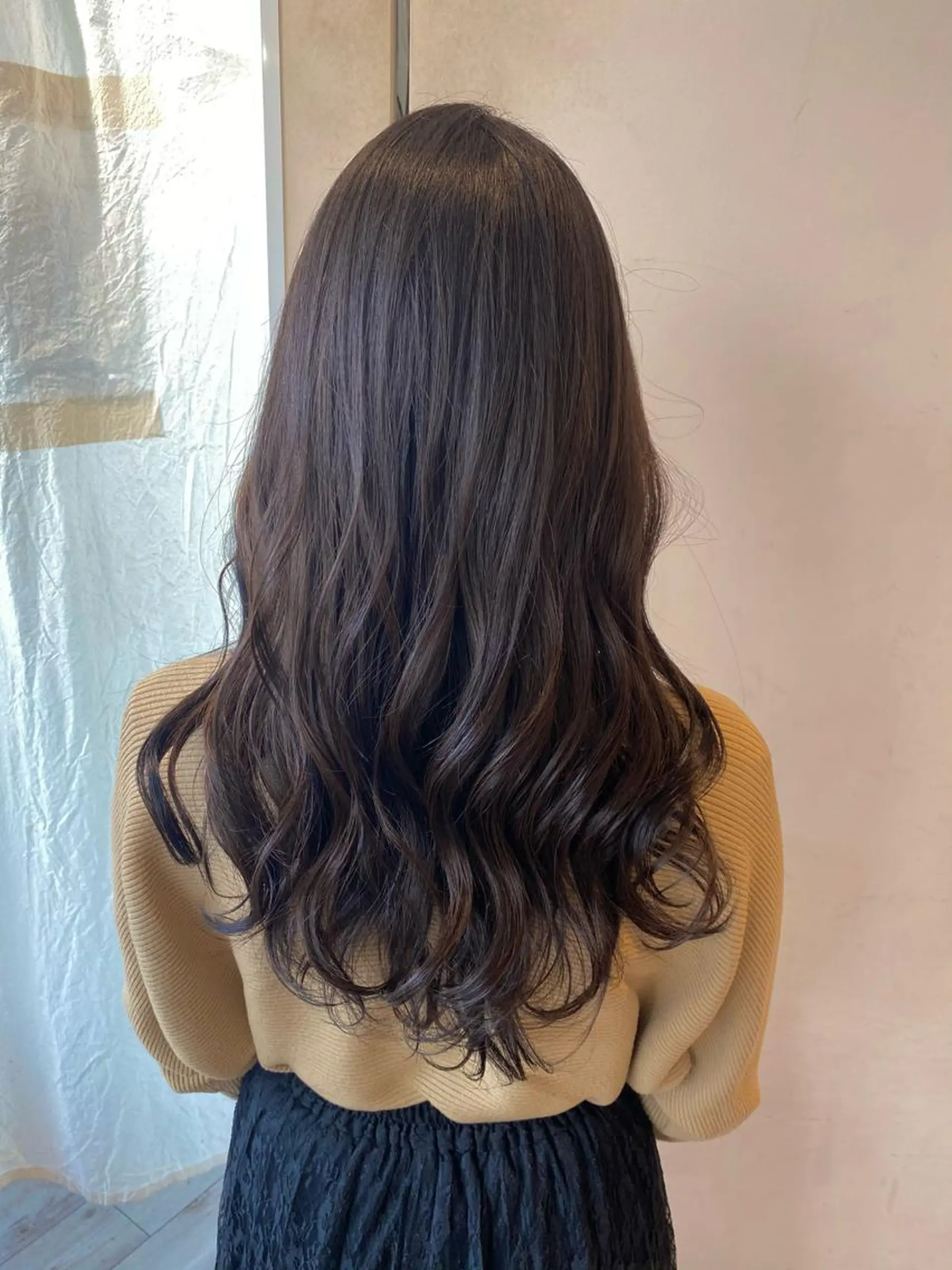 ロング カラー On所属・顔まわりカット🌟 くびれヘア/寺門遥輝のヘアスタイル