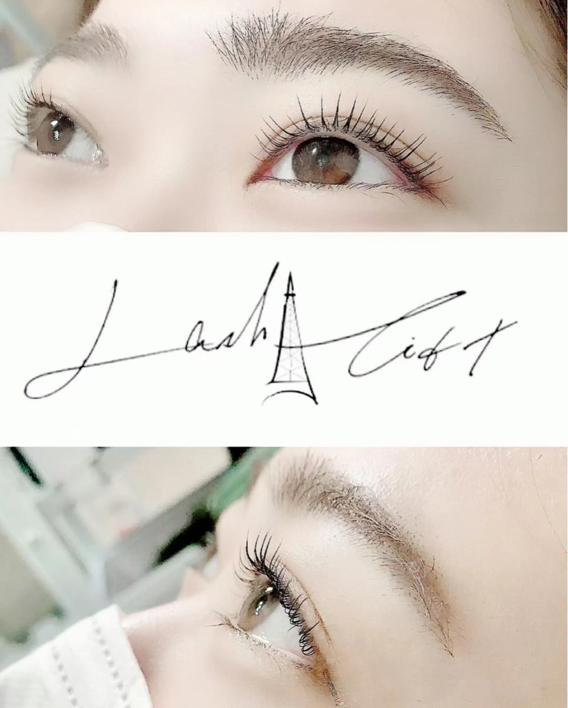 マツエク・マツパ Cカール Lカール パリジェンヌラッシュリフト 一重×まつ毛パーマ マツパ eyelash presh yukaのマツエク・マツパデザイン