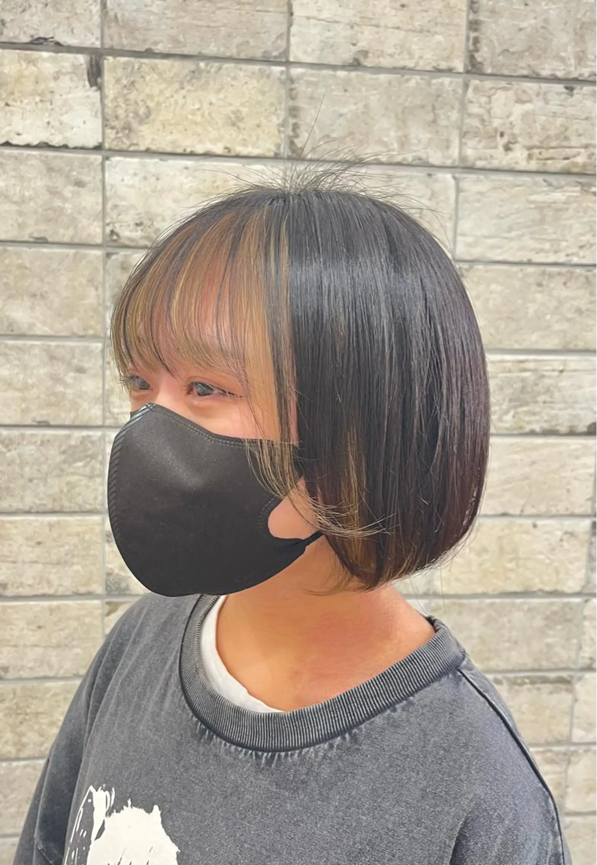 ショート カラー ベージュカラー インナーカラー SALOWIN 梅田茶屋町North店所属・橋本 桂のヘアスタイル