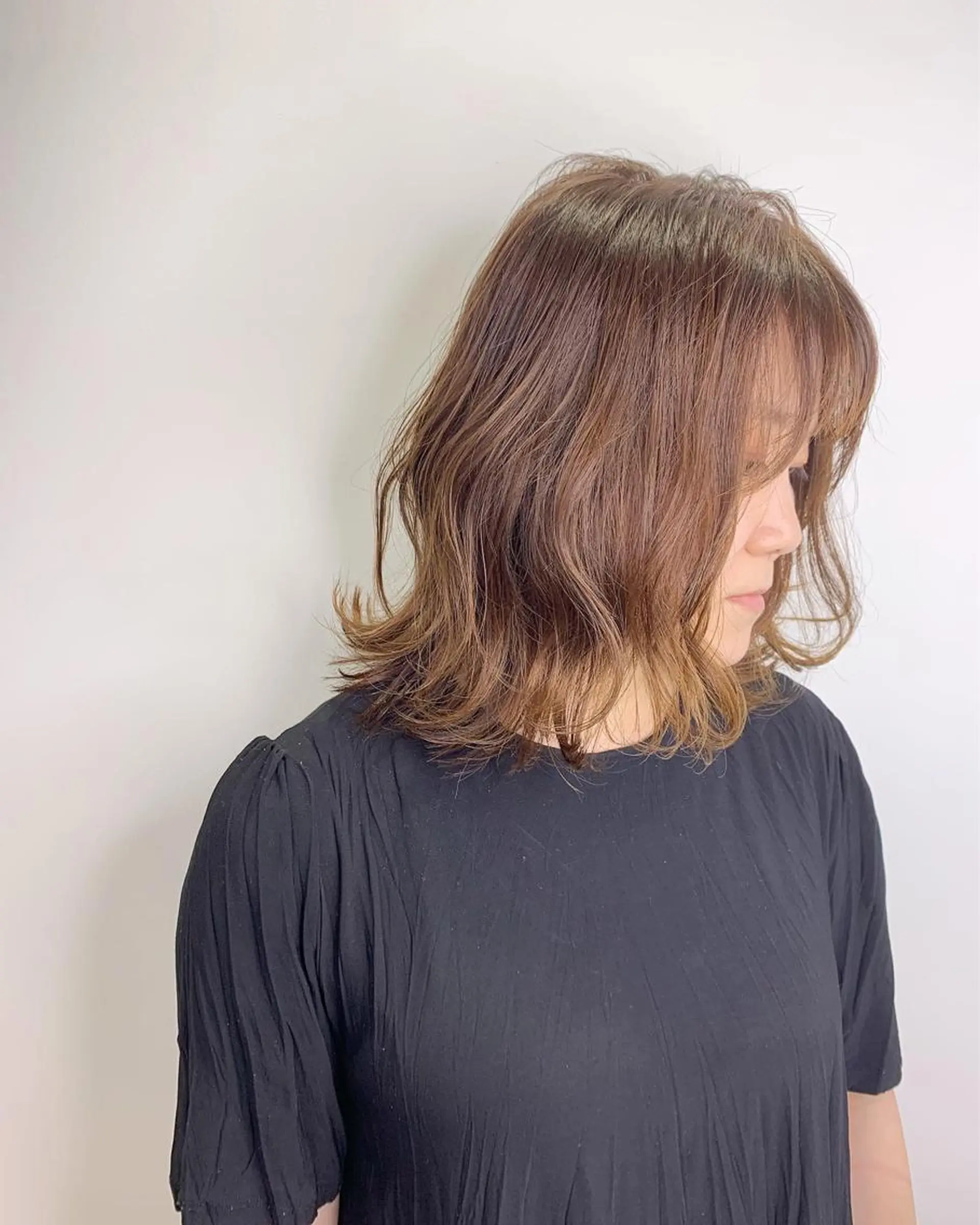 ミディアム カラー ベージュカラー SALOWIN神戸三宮店所属・【美髪を叶える】中谷 彰宏(アキ)のヘアスタイル