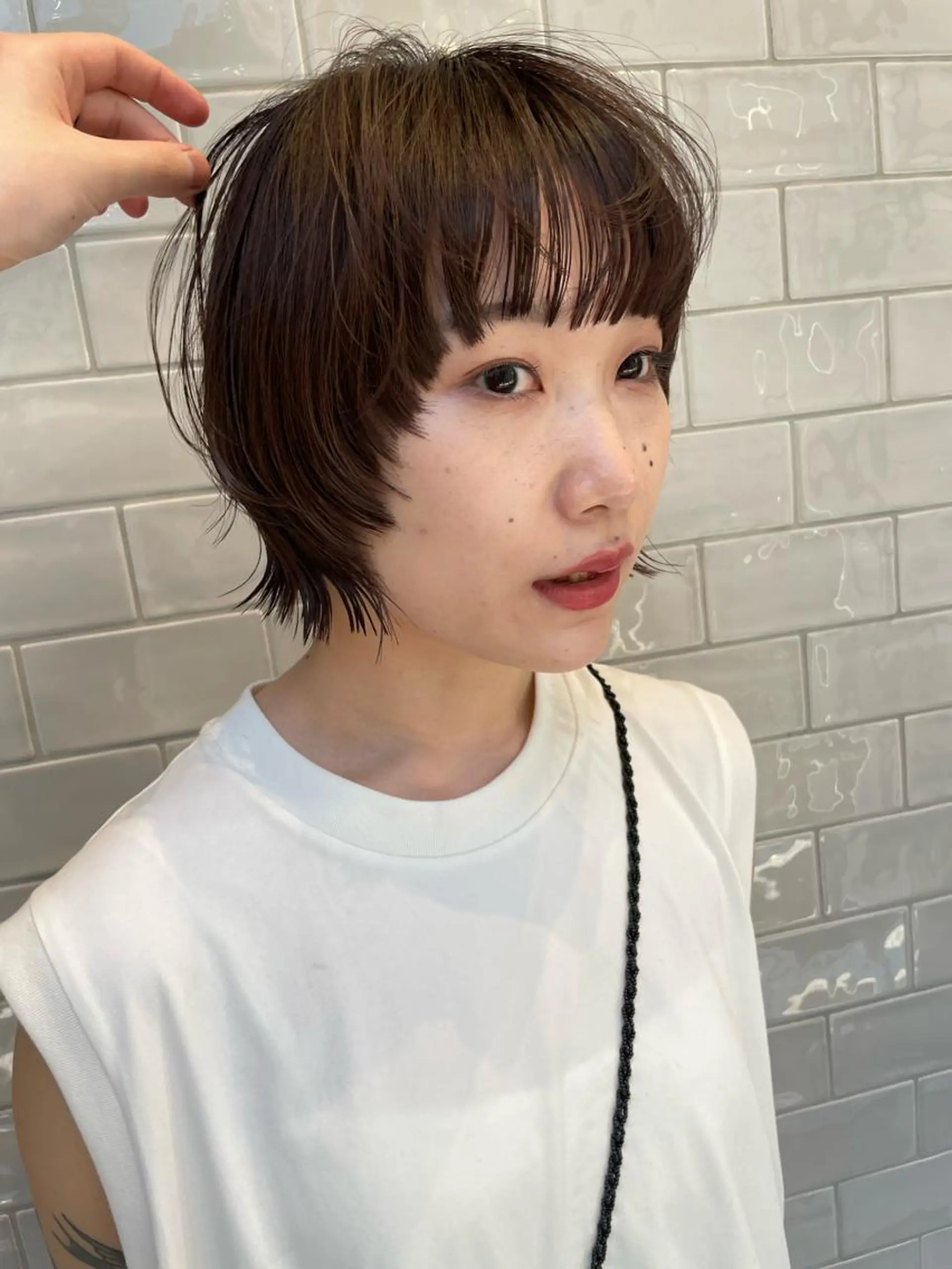 ショート カラー カット ヘアカラー トリートメント SALOWIN所属・ブリーチ✨ ボブ✨レイヤーのヘアスタイル