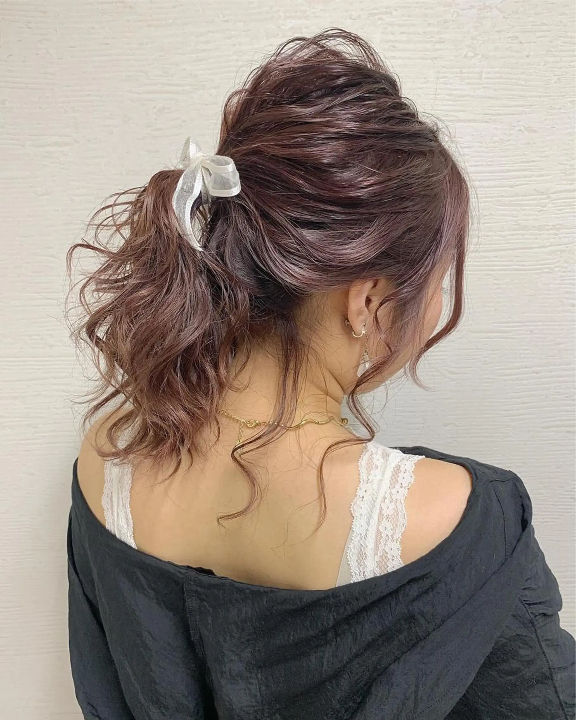 ミディアム カラー ヘアアレンジ boutique misakiのヘアスタイル