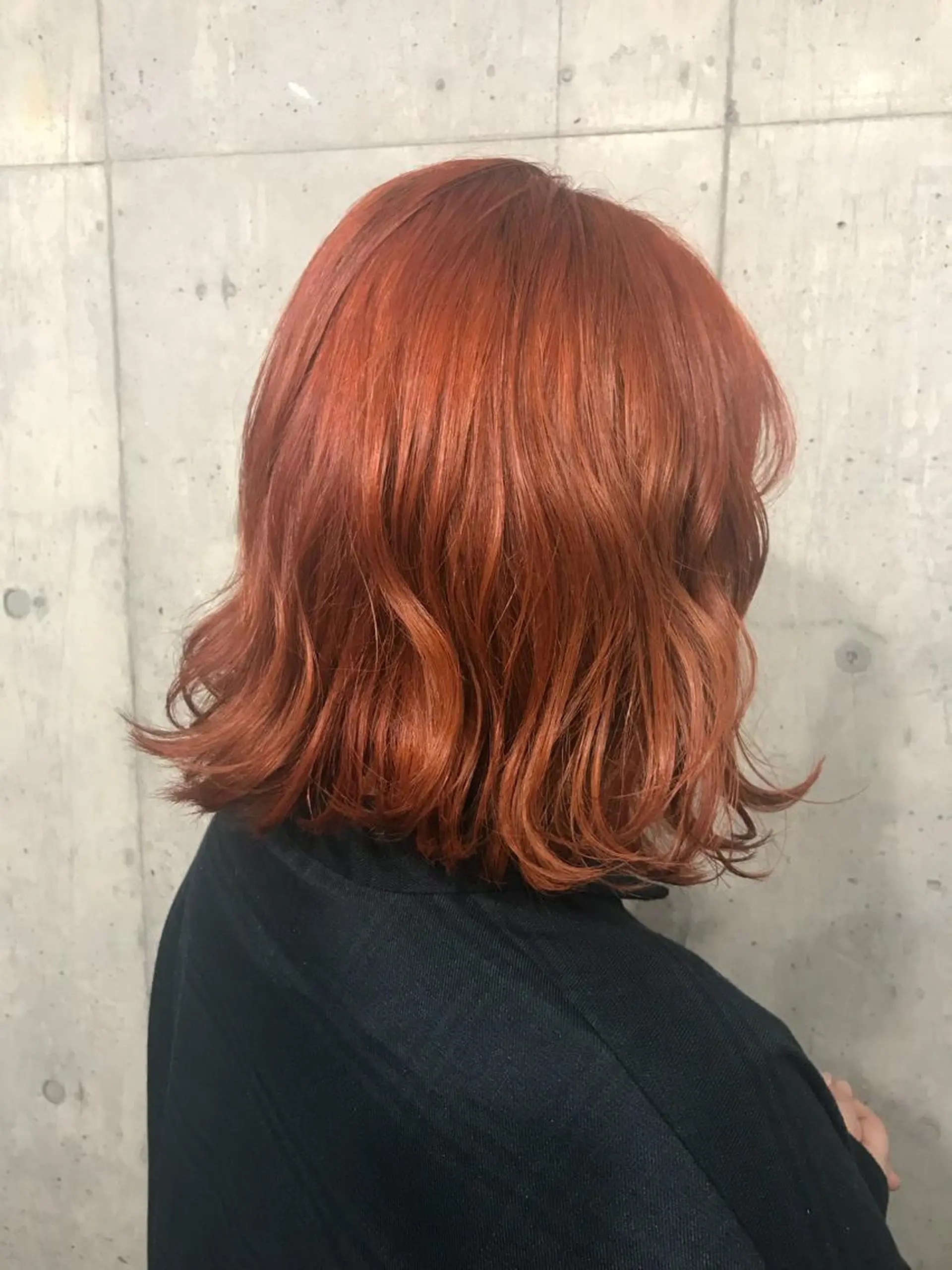 ミディアム カラー パーマ ヘアアレンジ メンズ キッズ ネイル マツエク・マツパ オレンジ カラーマツエク オレンジ サロンドミルク 原宿のヘアスタイル