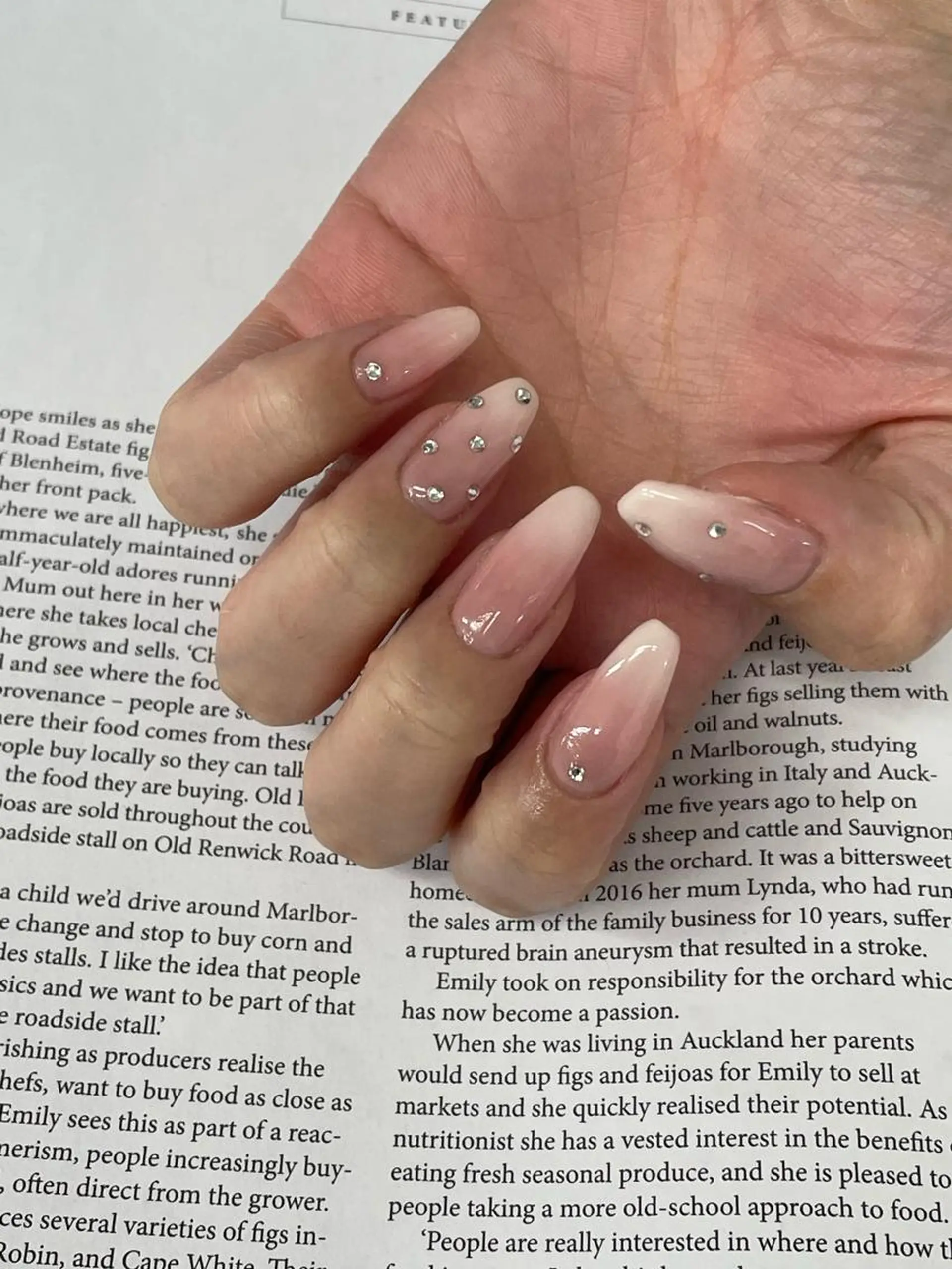 ロング ネイル ハンドネイル mark 🤍Yuki🤍のネイルデザイン