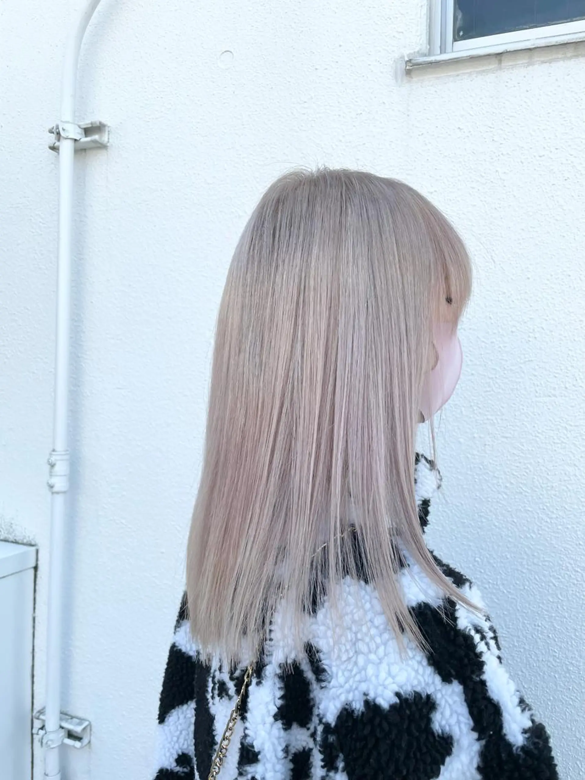 セミロング カラー ヘアカラー トリートメント レイヤー/ハッシュ 渋谷/サッタのヘアスタイル