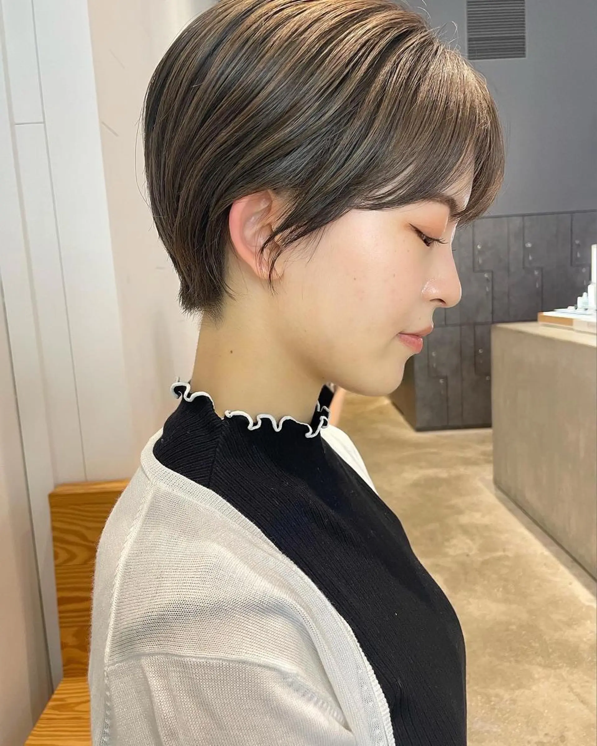 ショート 瓜谷 亮磨のヘアスタイル