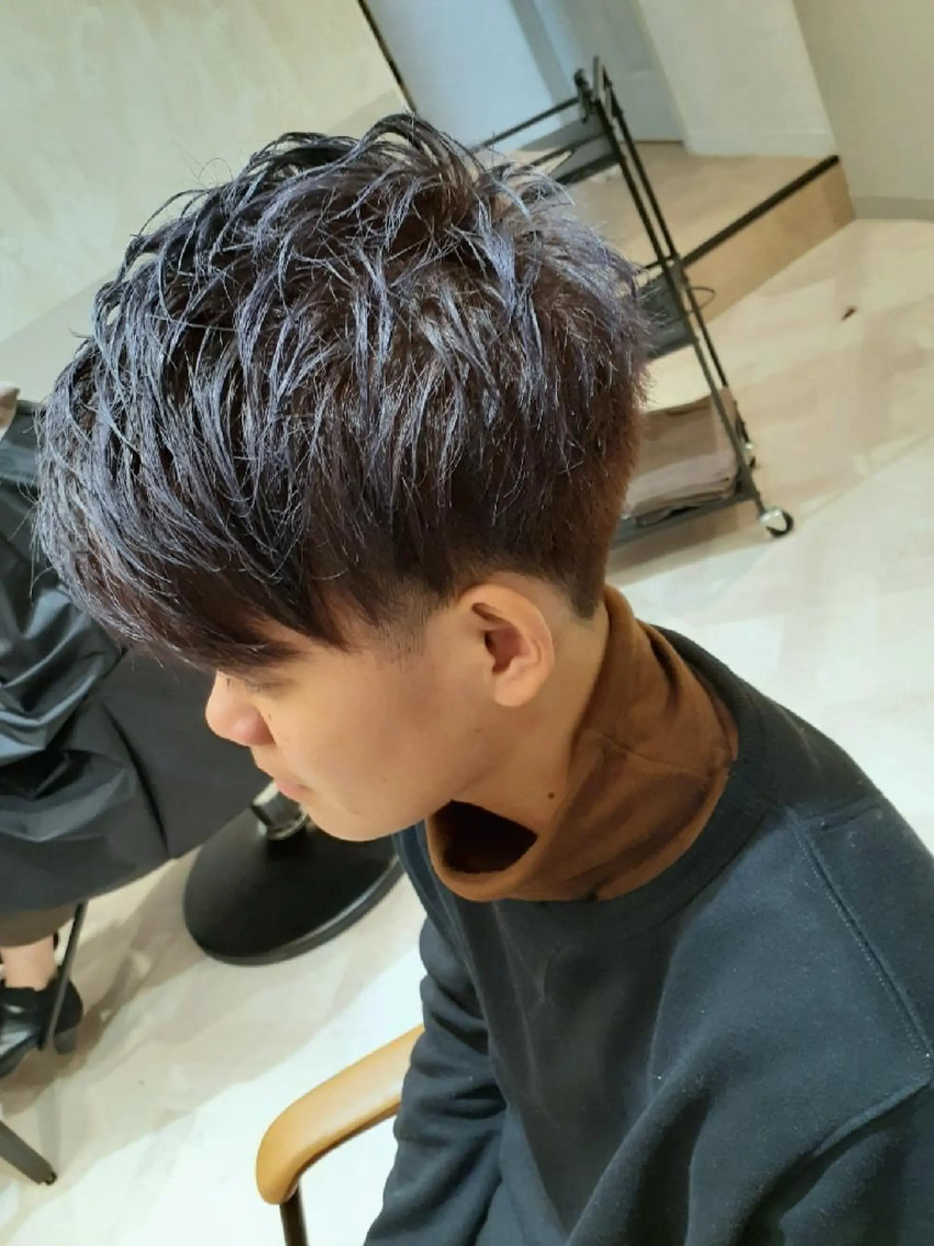 ショート メンズ カット ヘアカラー ラボヌールヘアシュシュ所属・西村 力一のヘアスタイル