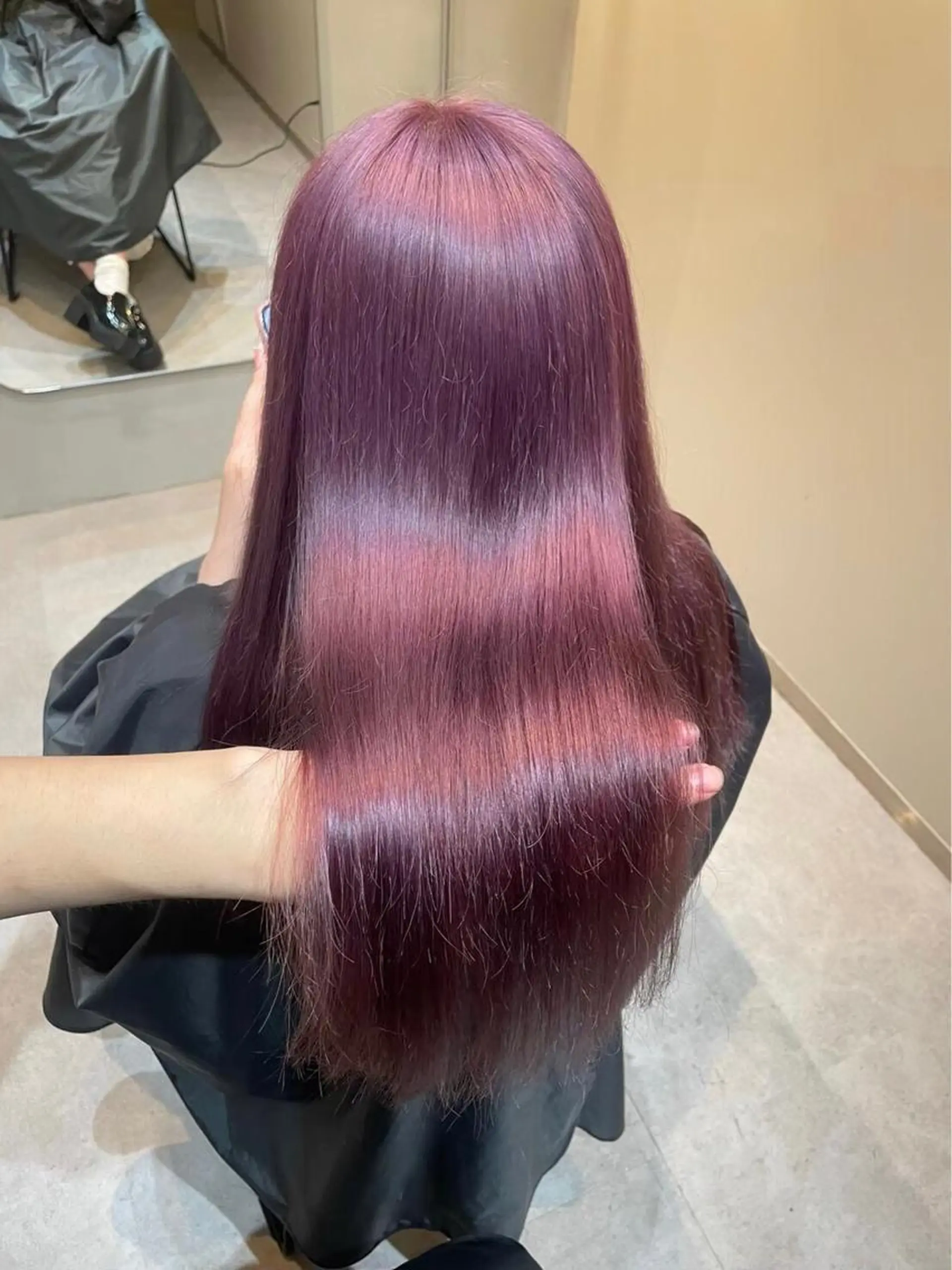 ロング カラー 🦋レイヤー✖︎ 髪質改善🦋リョウヤのヘアスタイル