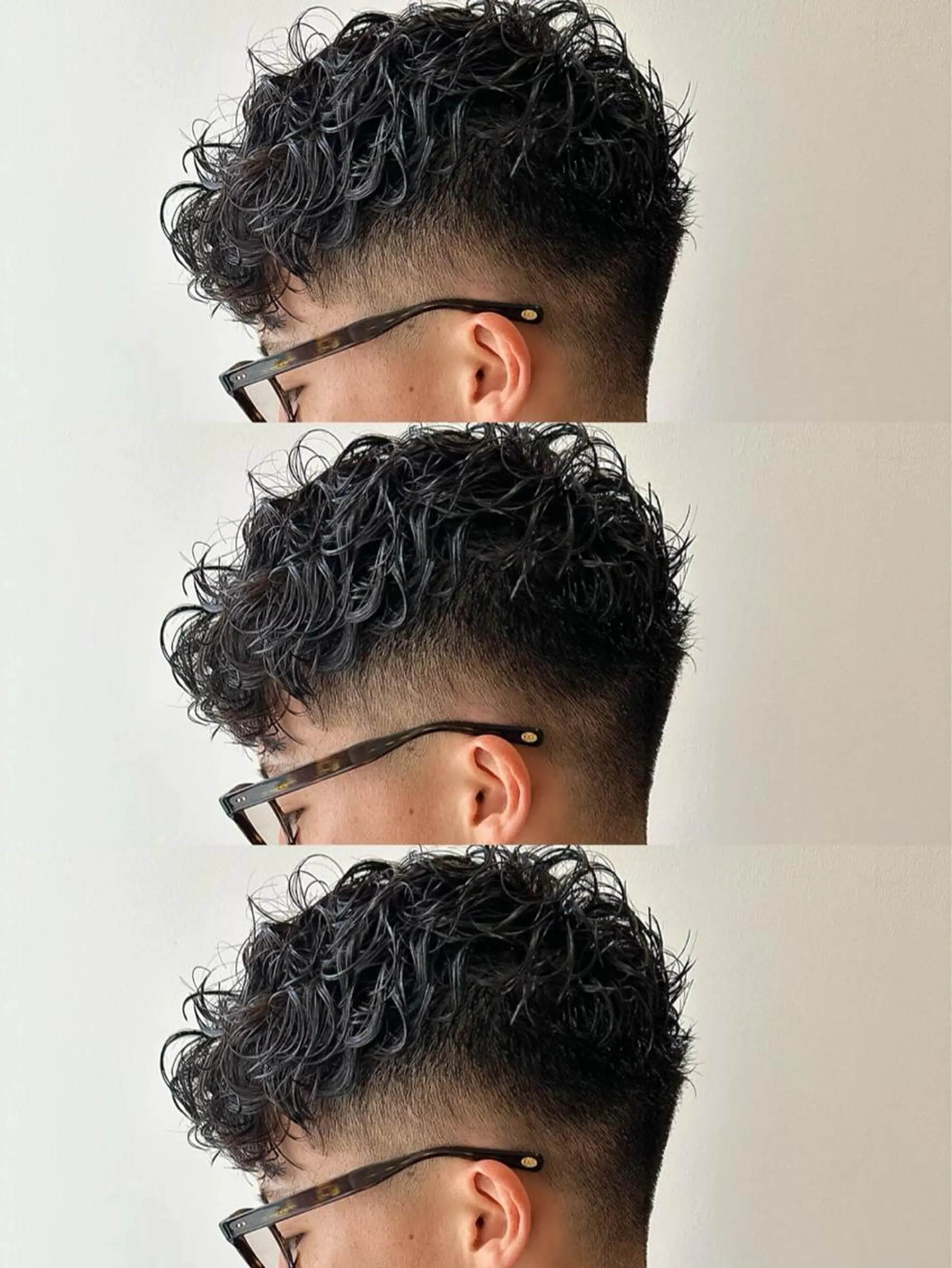 パーマ メンズ カット 増渕 駿介のヘアスタイル
