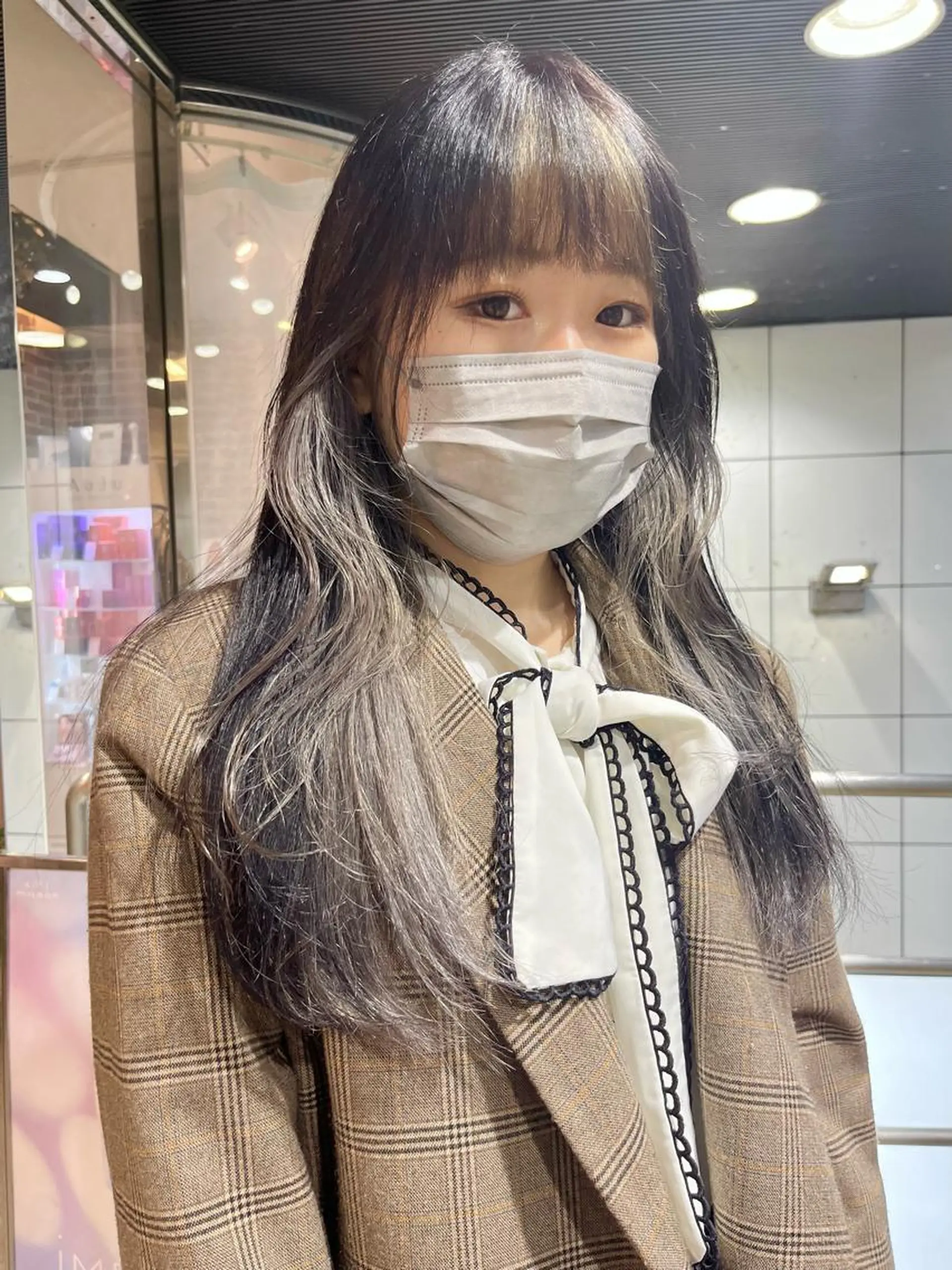 ロング カラー 💖デザインカラー/ タダ ハナカ💖のヘアスタイル