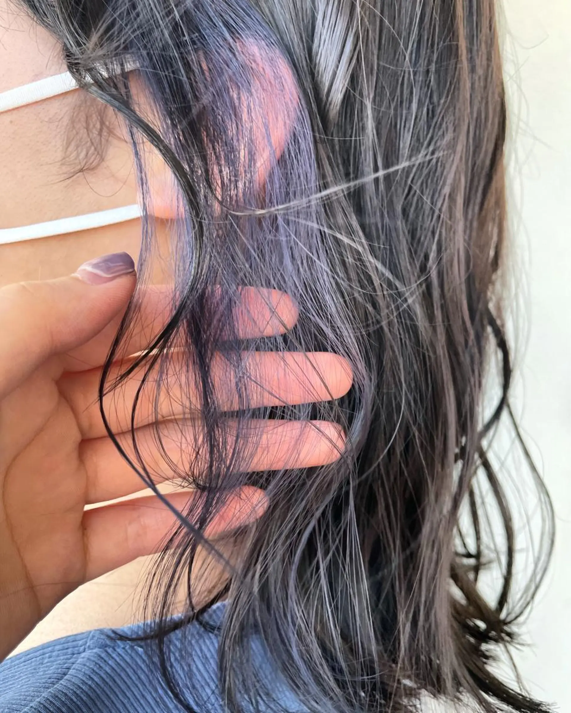 ミディアム カラー 透けるカラー💐 maeのヘアスタイル