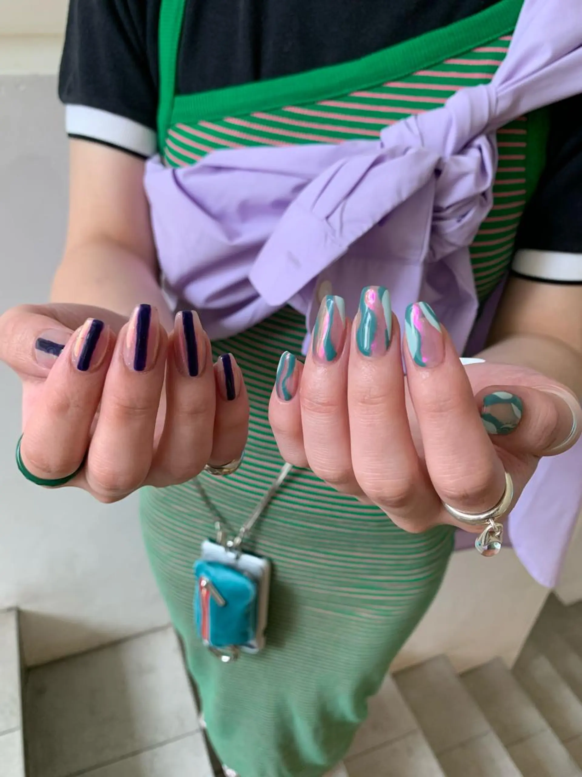 ネイル ハンドネイル 【韓国ヘア・ネイル】 HINATA🍒のネイルデザイン