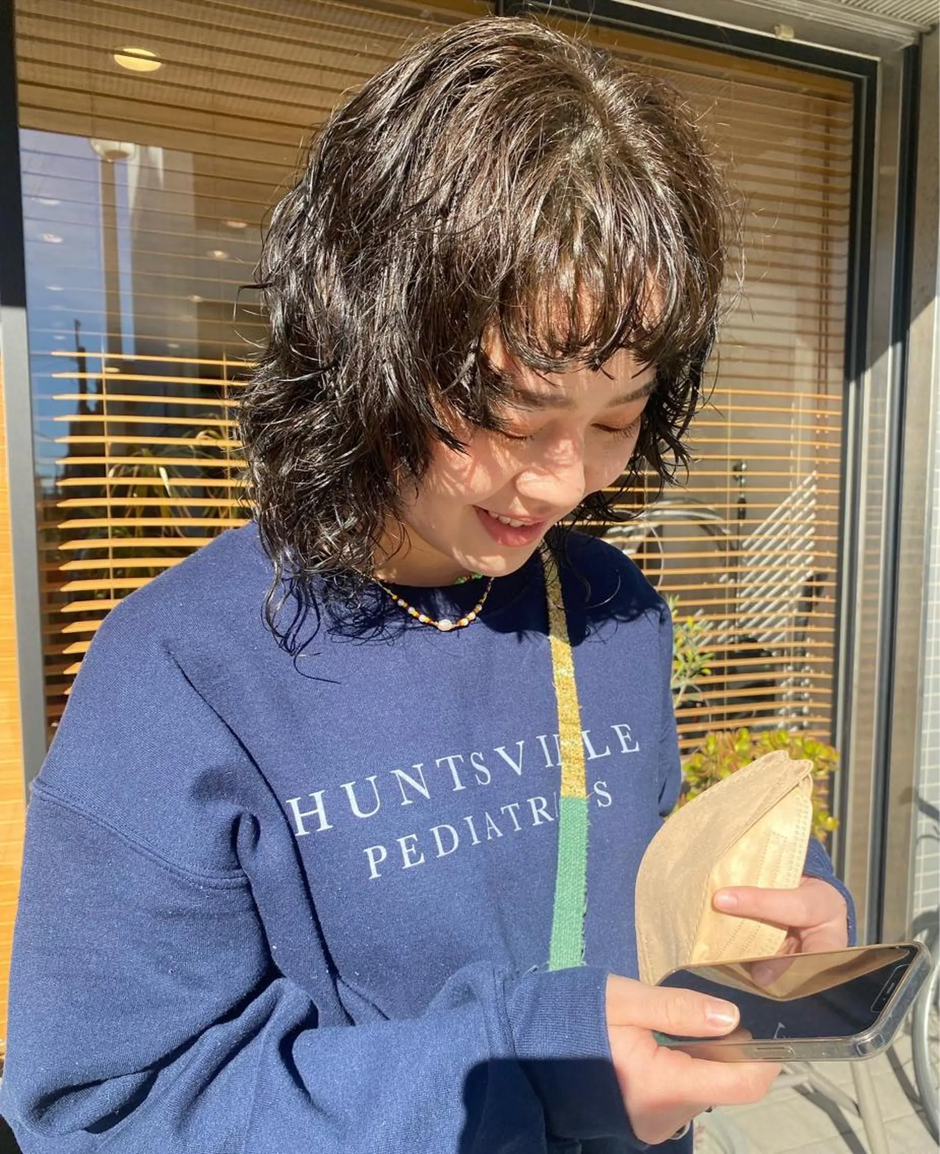 ミディアム カラー パーマ カット パーマ パーマ指名No1 /namiのヘアスタイル