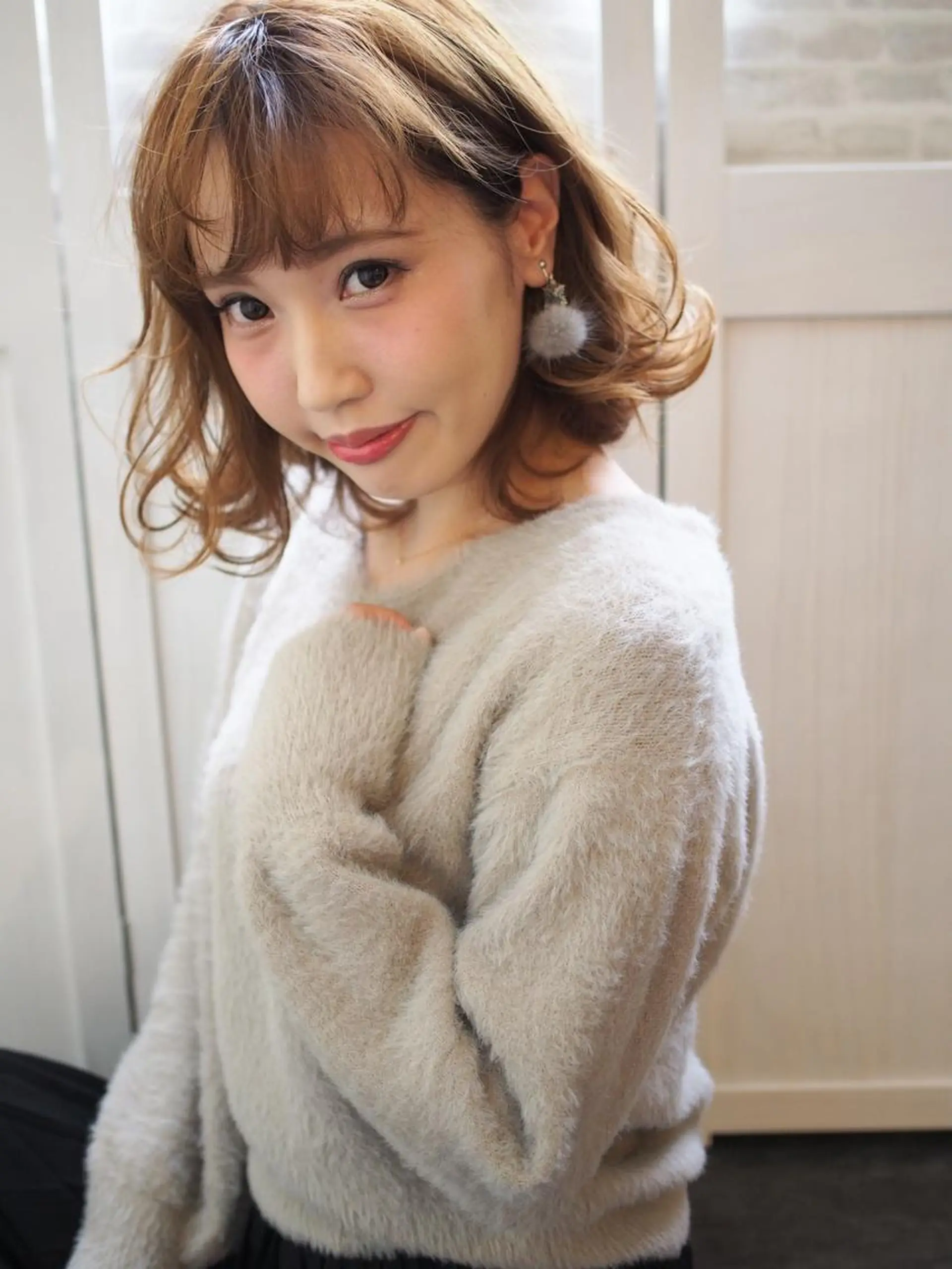ミディアム ほさか しんごのヘアスタイル