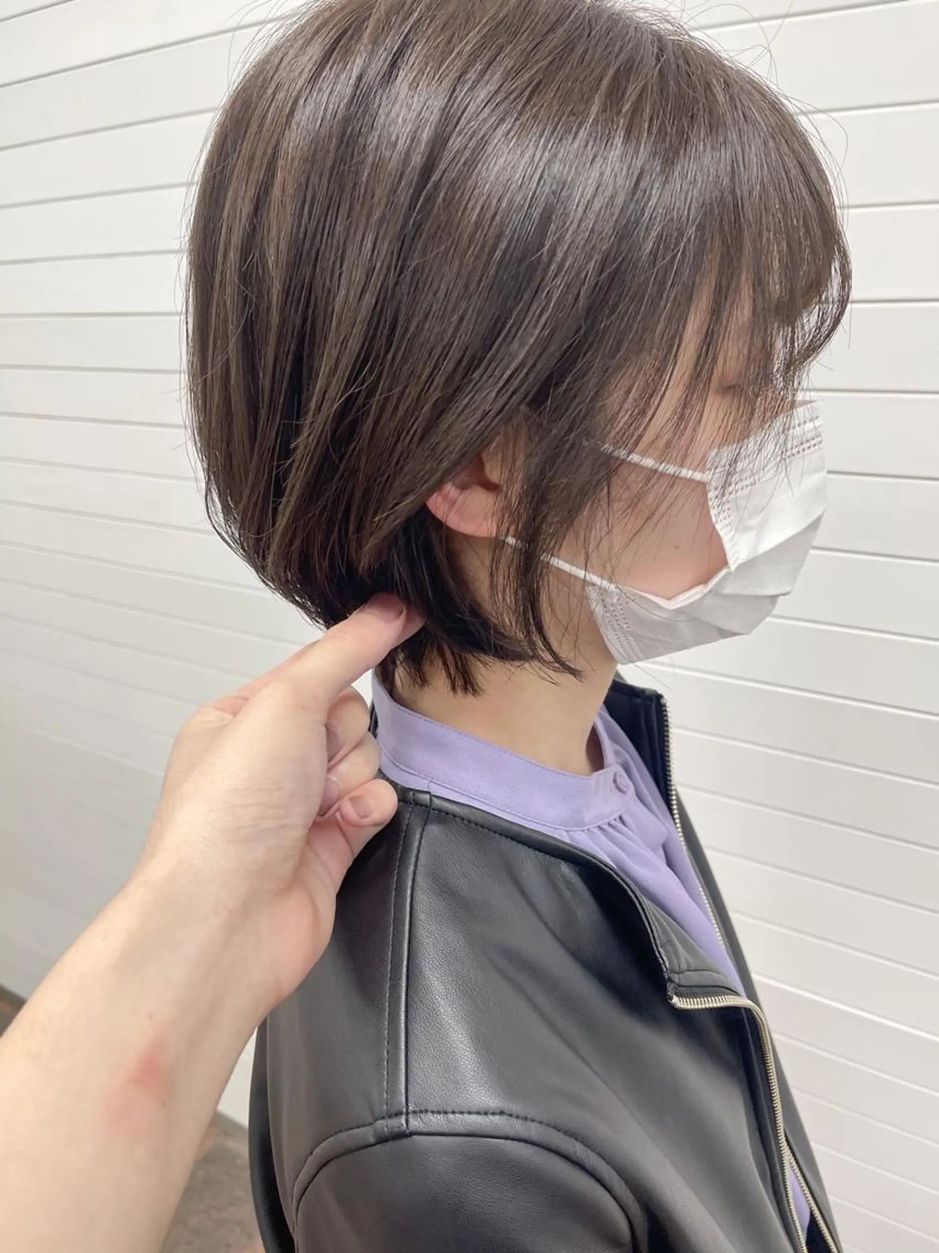 ショート シンタニナオト /梅田茶屋町のヘアスタイル