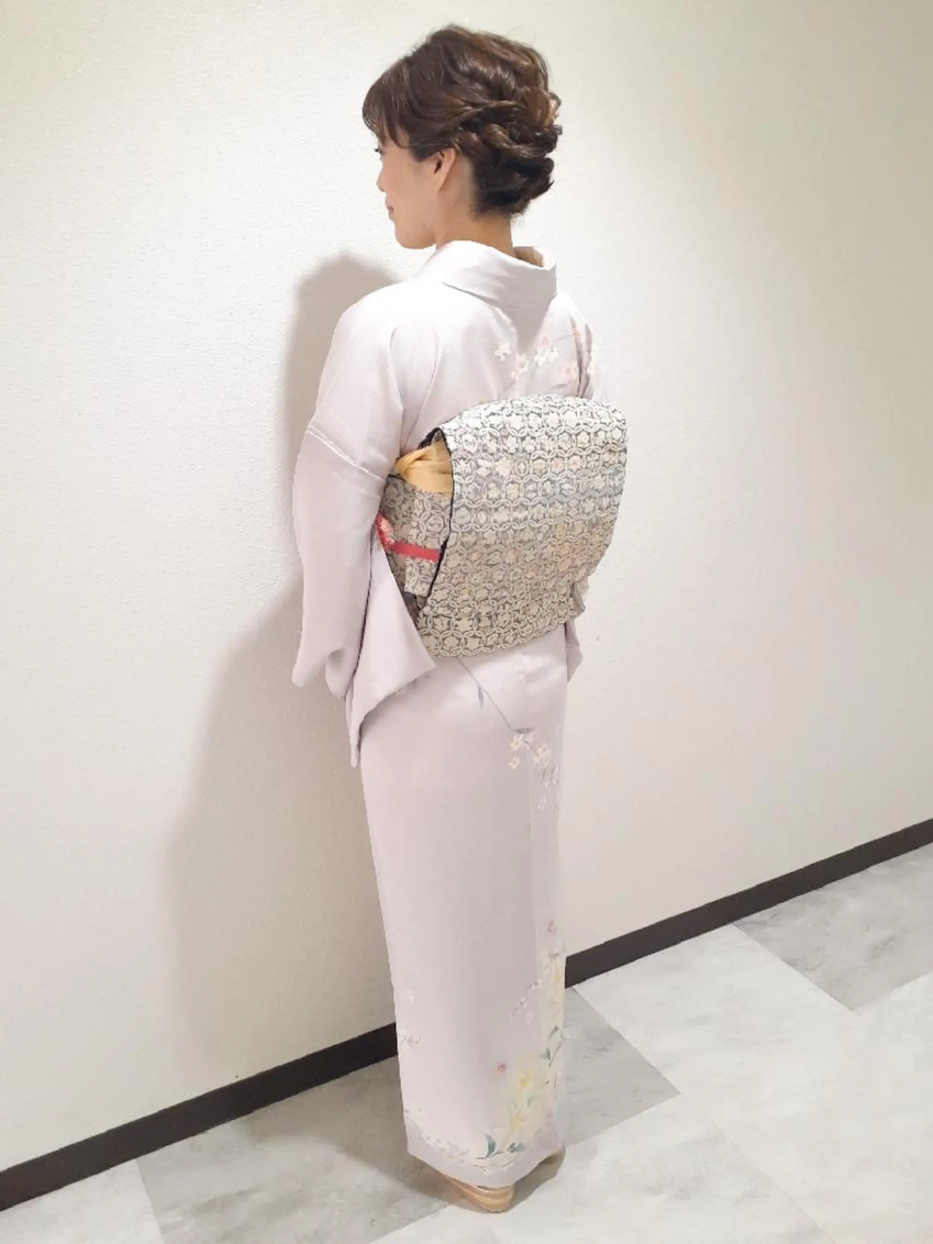 セミロング ヘアアレンジ 着付け Hair&Make  Delight*のヘアスタイル