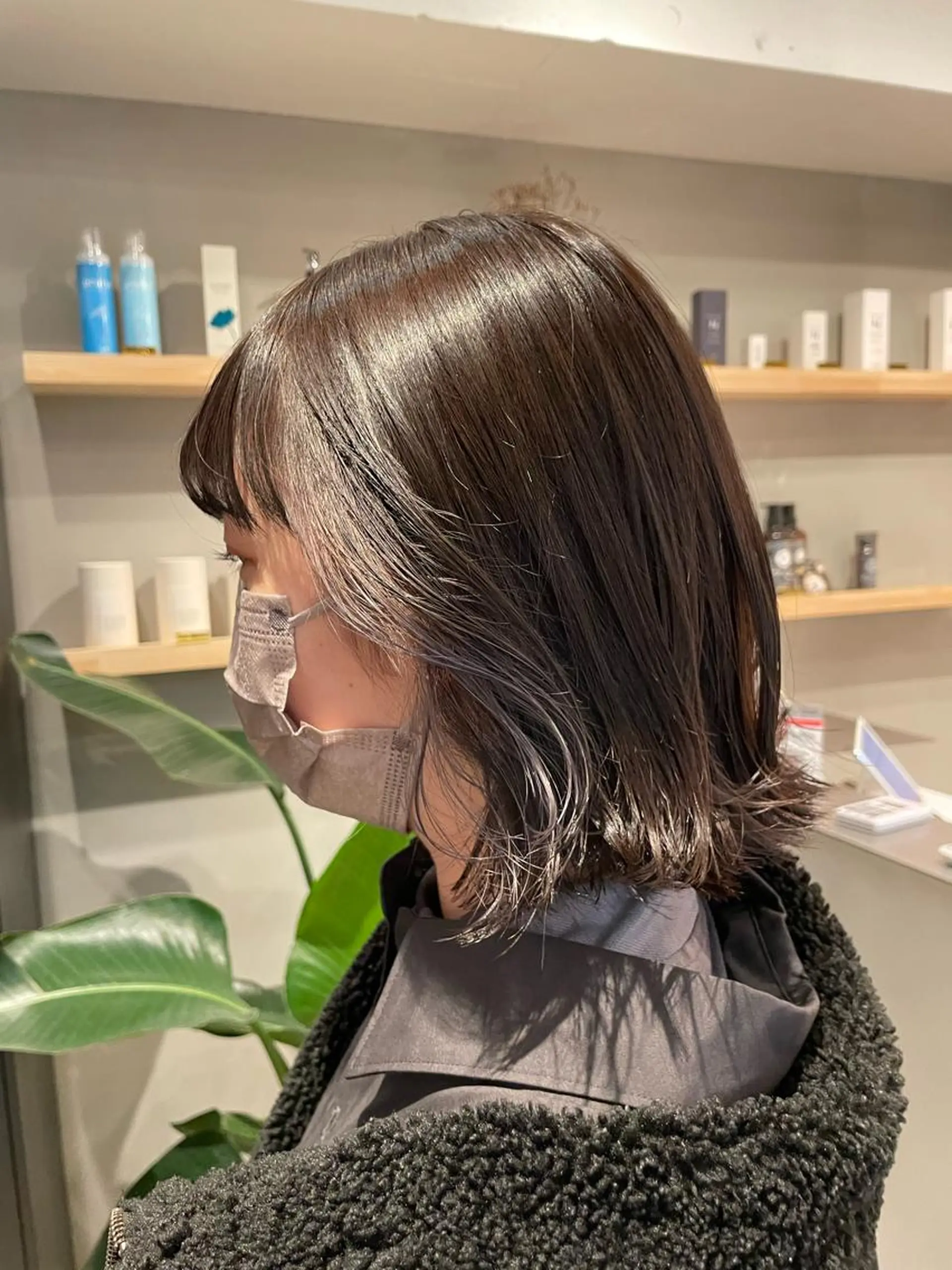 ミディアム カラー ヘアカラー トリートメント ヘッドスパ ヘアセット SALOWIN下北沢所属・hazuki 🌝のヘアスタイル