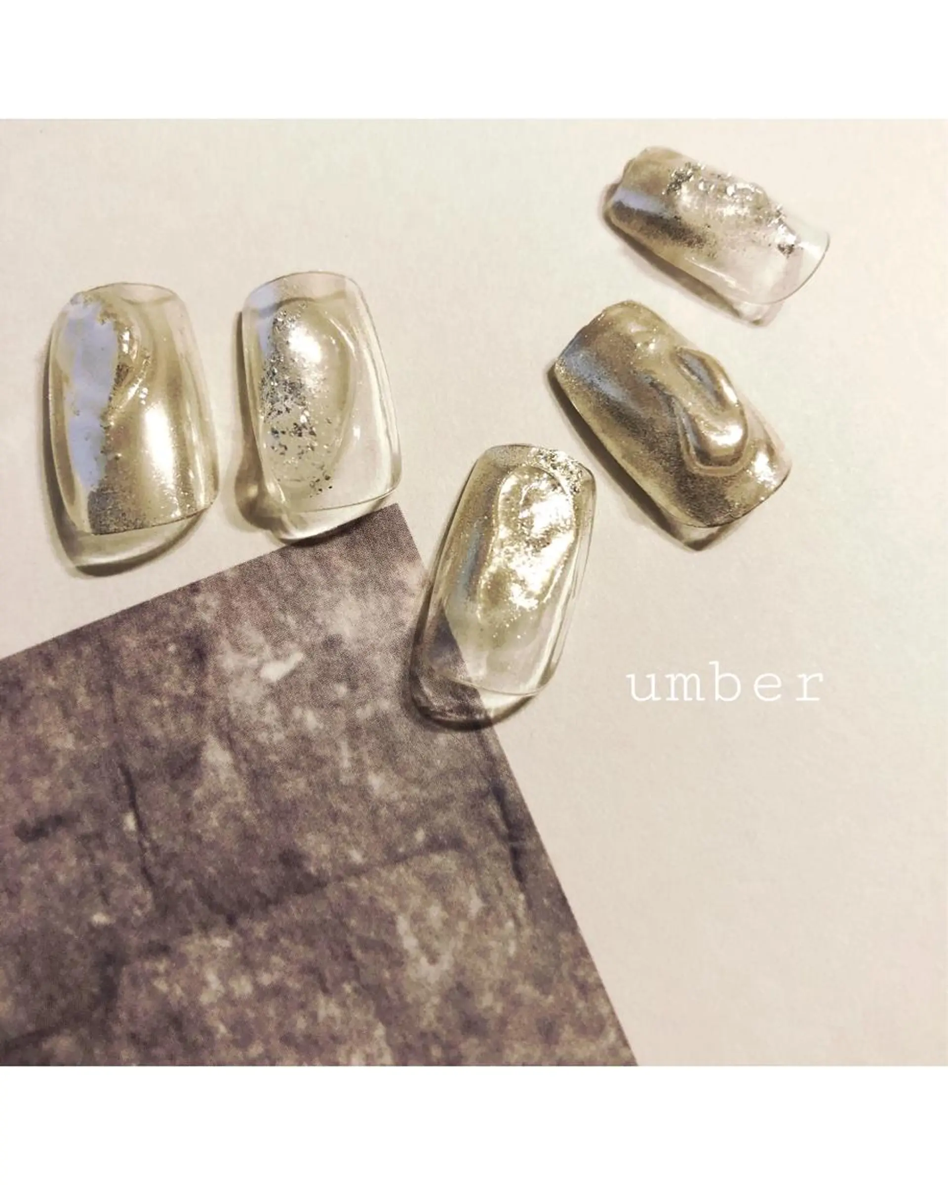 ネイル アートネイル クリアネイル フットネイル マグネットネイル メンズネイル ハンドネイル umber 三茶1分のネイルデザイン