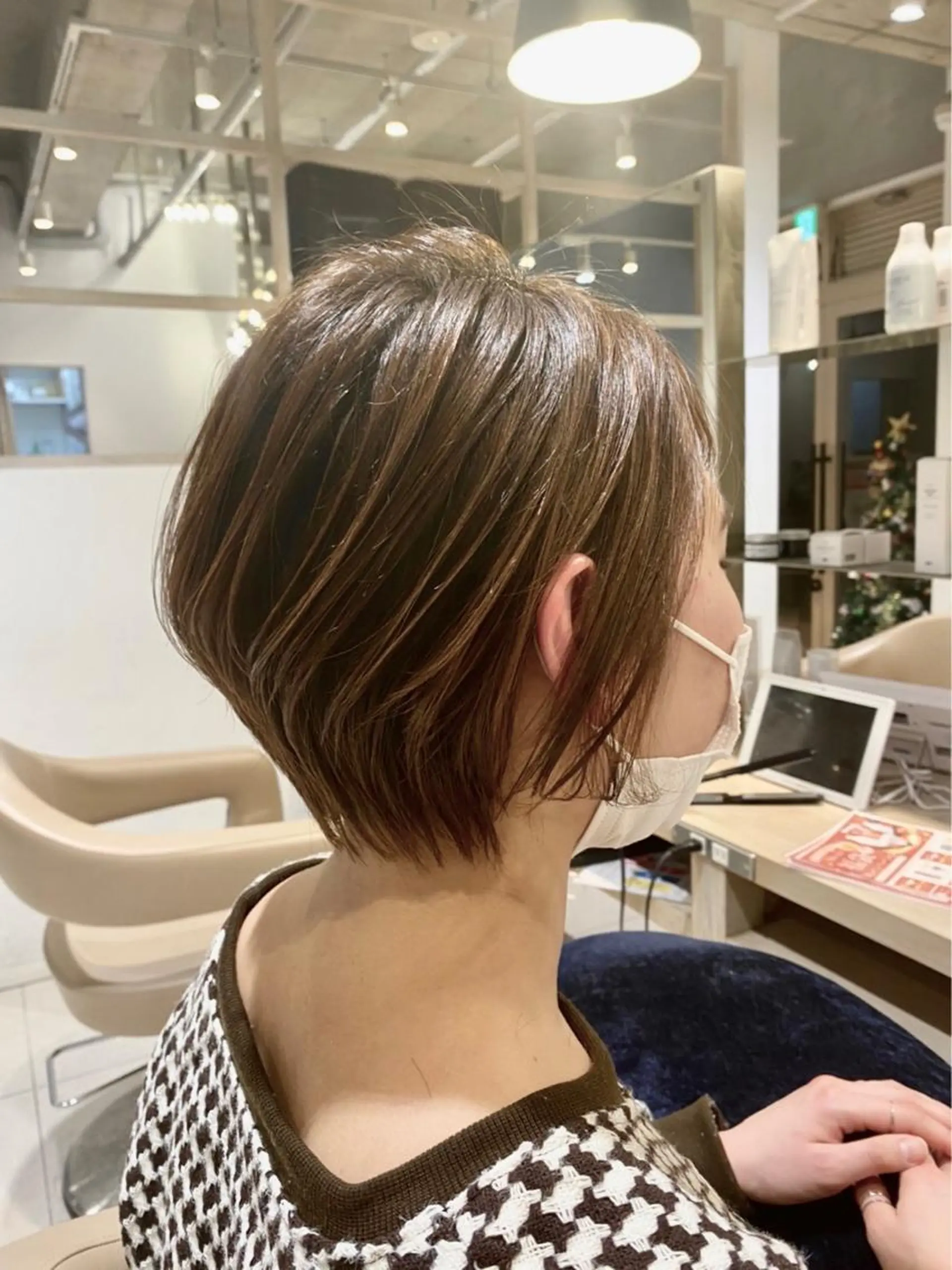 ショート カラー ショートヘア 当日予約◎/艶カラー /縮毛矯正/雨森大晃のヘアスタイル