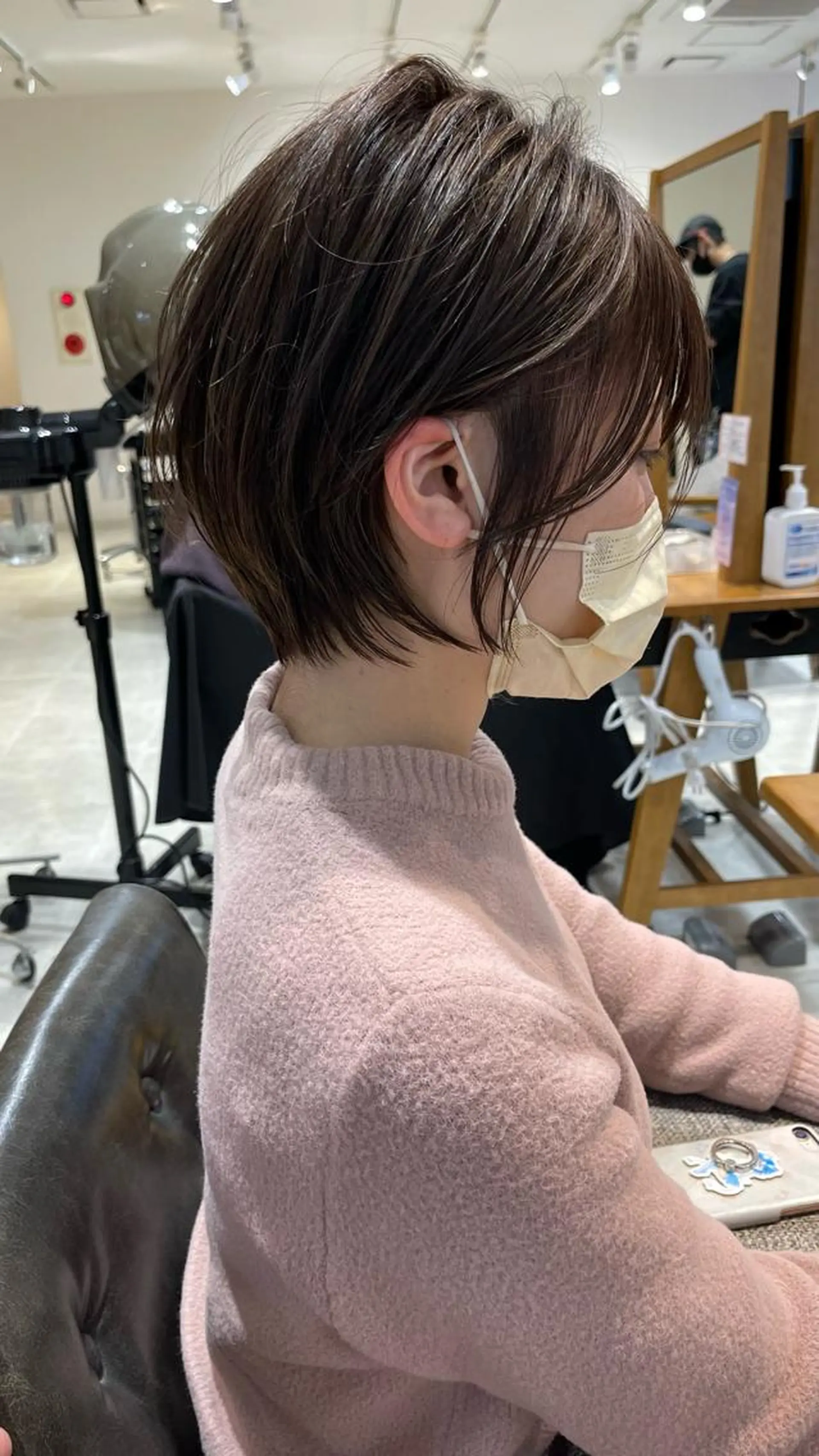 ショート カット ヘアカラー トリートメント イメチェンカット✂️ 錦糸町佐藤店長のヘアスタイル