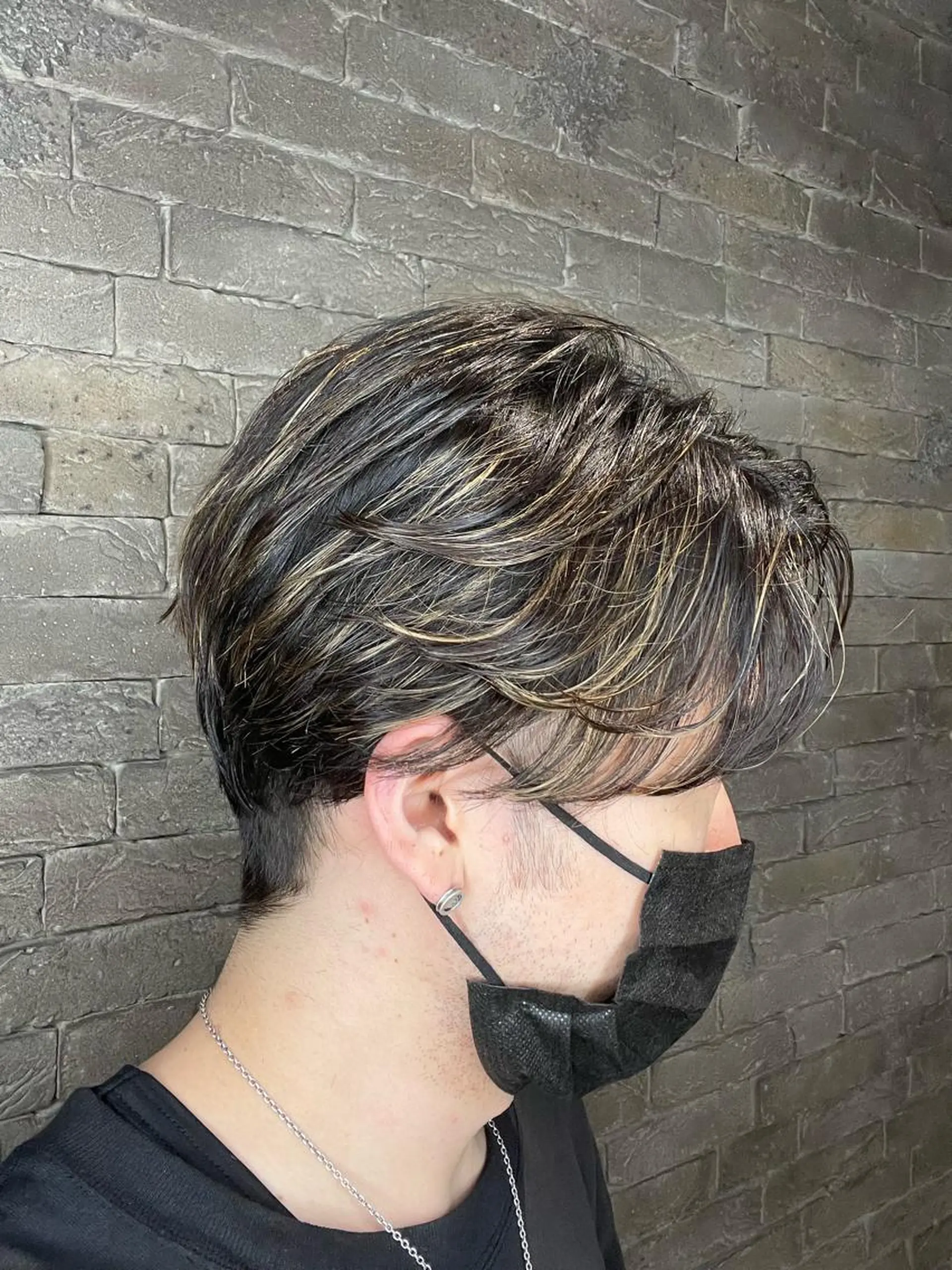 メンズ マッシュ 山口稜太 メンズ/波巻きパーマのヘアスタイル