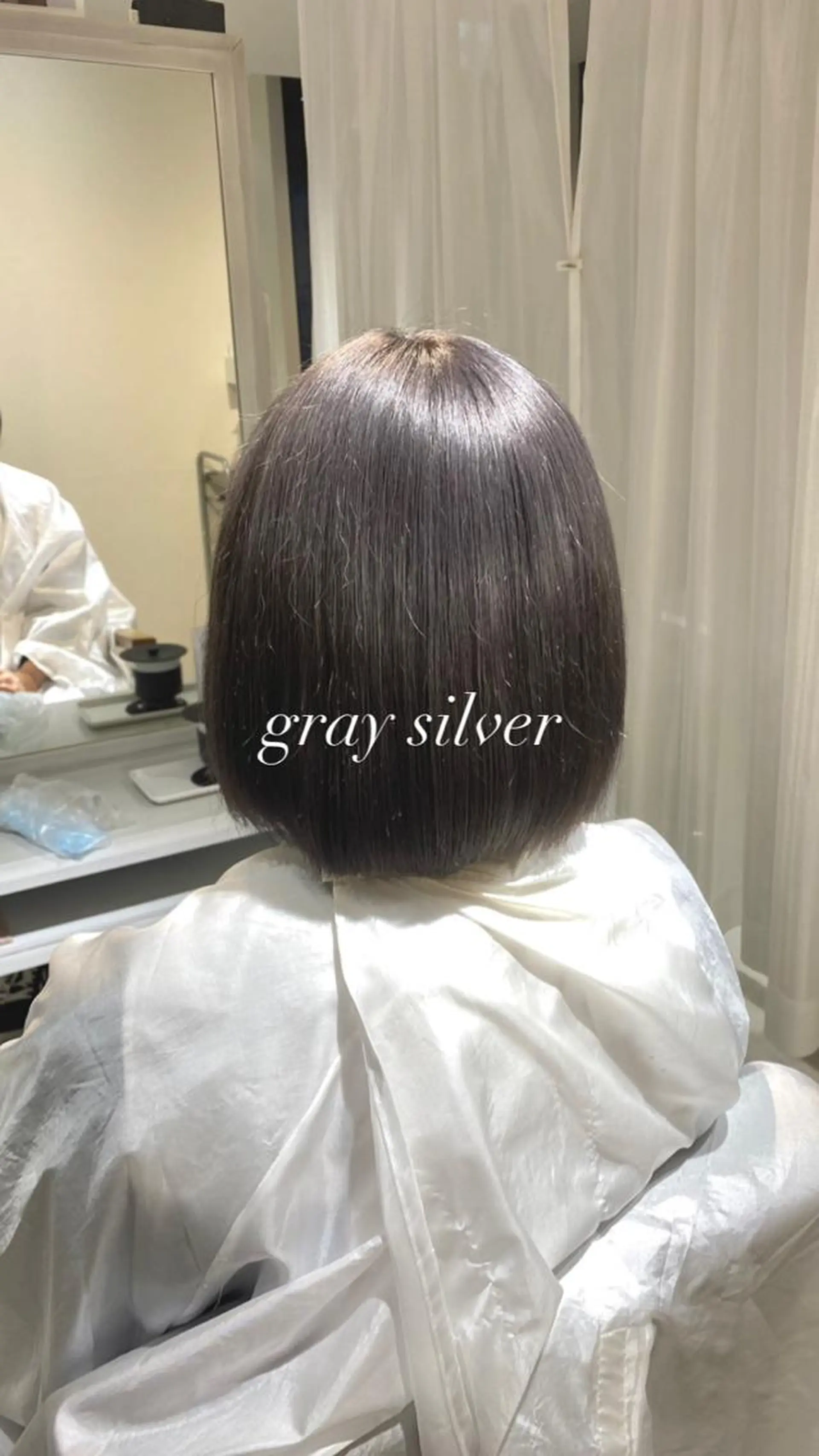 ミディアム カラー 透明感カラー ヘアカラー 縮毛矯正とレイヤー /杉村凜汰郎のヘアスタイル