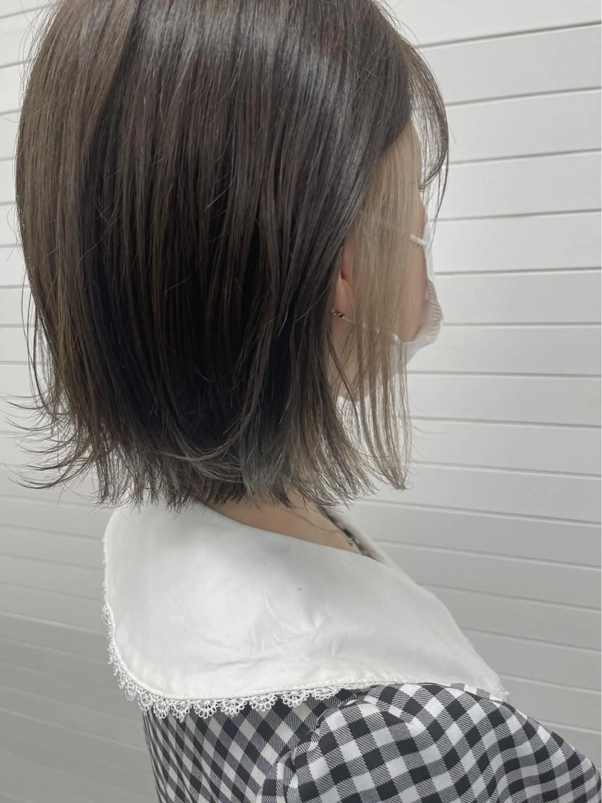 ショート カラー ヘアアレンジ ミストバング ブリーチ ケアブリーチ 透明感カラー デザインカラー maoブリーチ無し 似合わせカラーのヘアスタイル