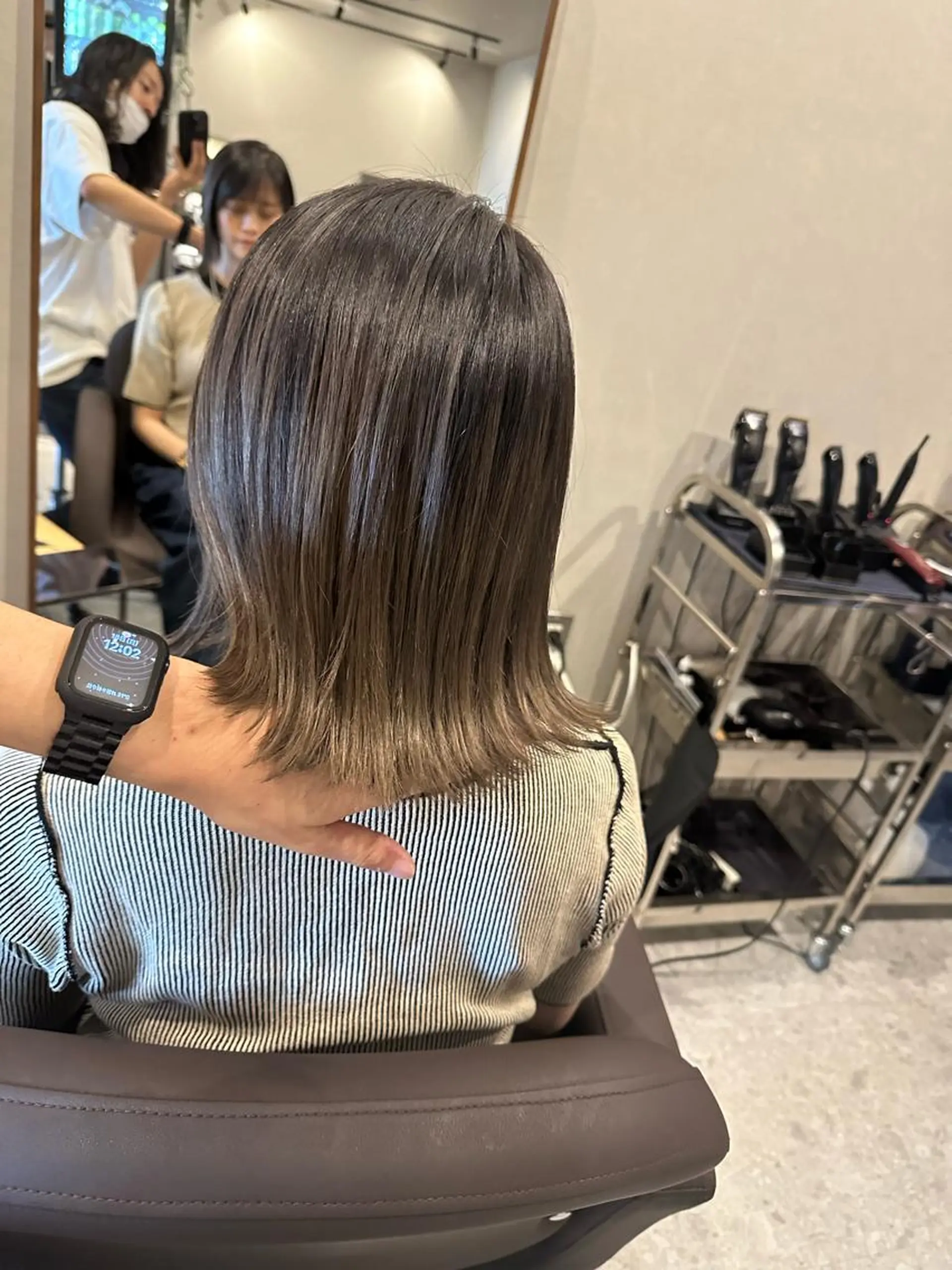 ミディアム レイヤーカット ヘアカラー トリートメント Forest. -髪質改善-のヘアスタイル