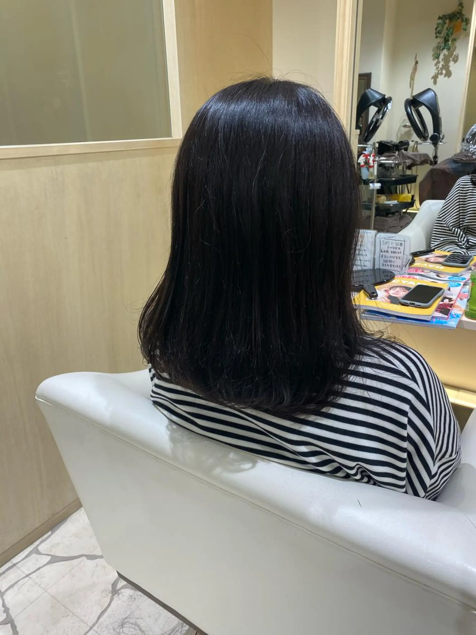 セミロング カラー CYAN.栄店所属・パーマ/髪質改善 【榎本千夏】のヘアスタイル