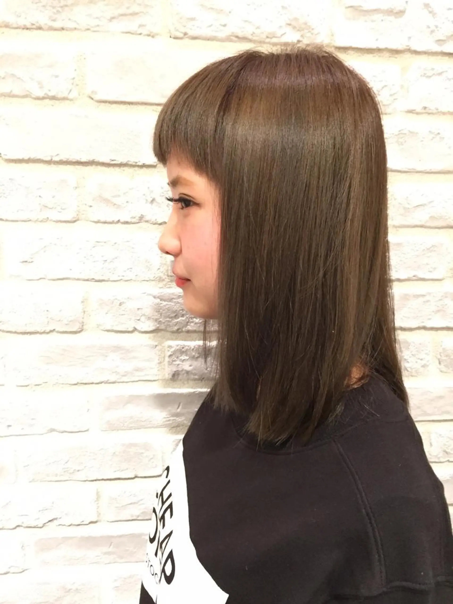 ミディアム カラー アッシュ la fith所属・rico_by ヘアとアイブロウのヘアスタイル