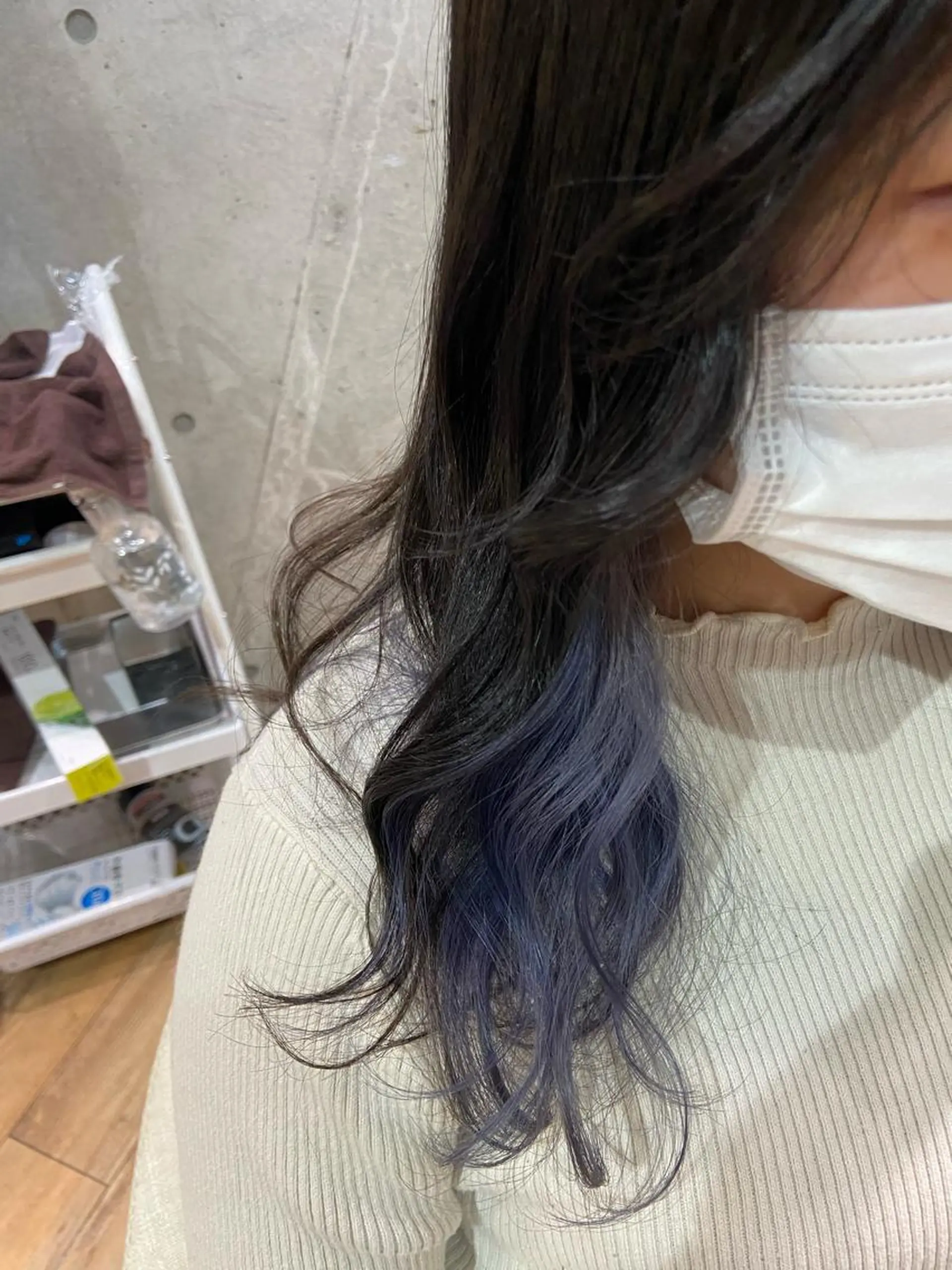 セミロング カラー インナーカラー ヘアカラー トリートメント 🧸プルエクステ❤︎ ネイルKAO🧸のヘアスタイル