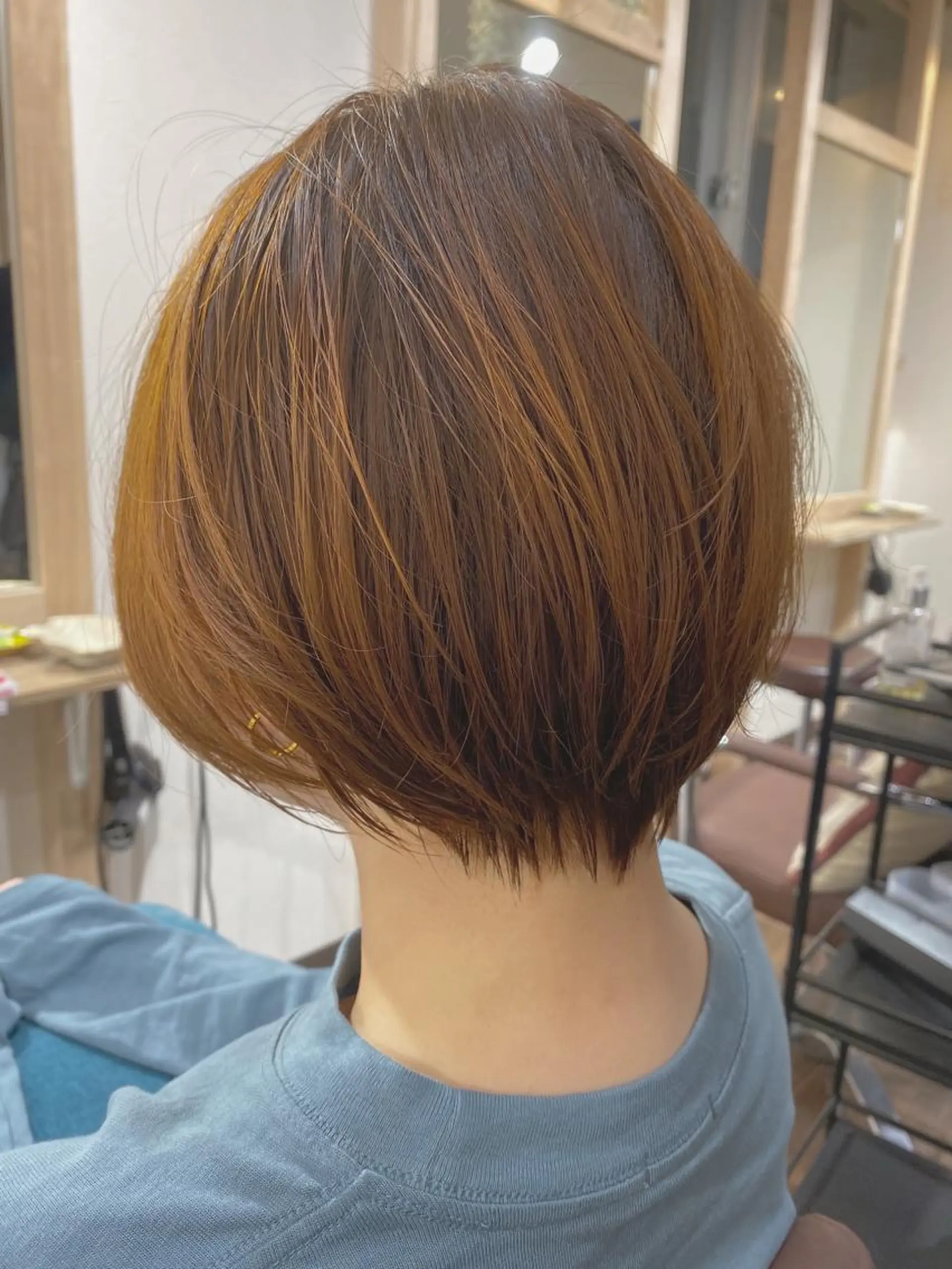 ショート カラー カット トリートメント ヘッドスパ 🌈ショート/レイヤ ーカット/中村崇宏のヘアスタイル