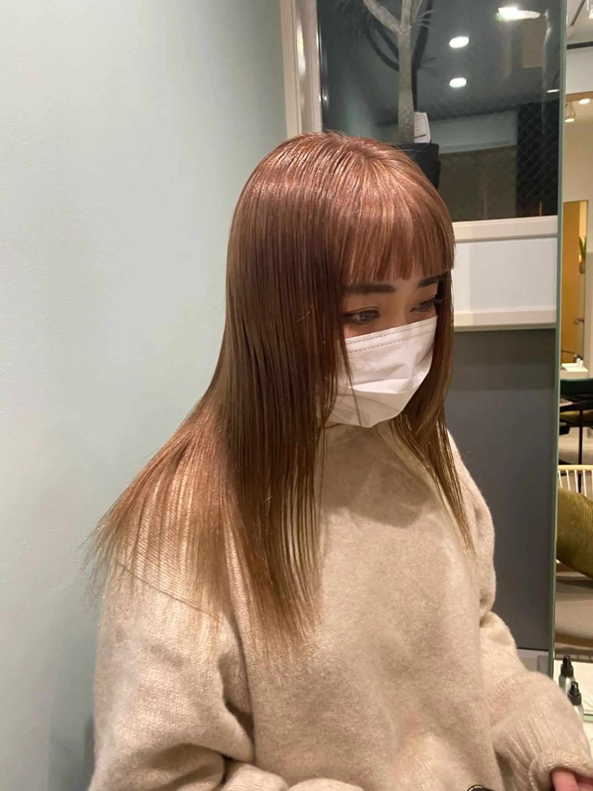 ロング カラー 美髪ストレート 川本雄己のヘアスタイル