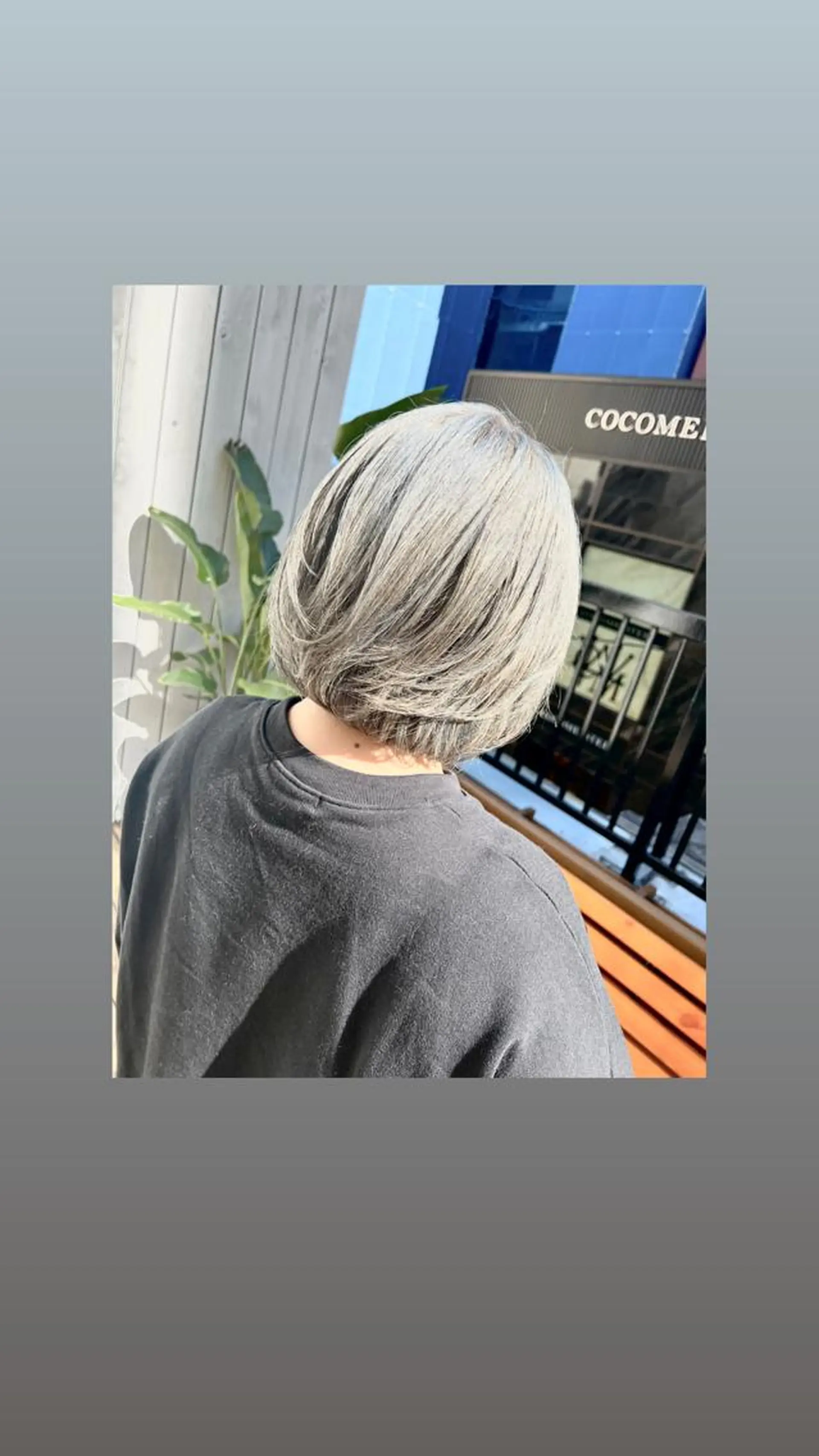 ショート カラー ブリーチ ハイトーンカラー シルバー ボブ カット ヘアカラー ハイライト/インナー /ブリーチ/レイヤーのヘアスタイル