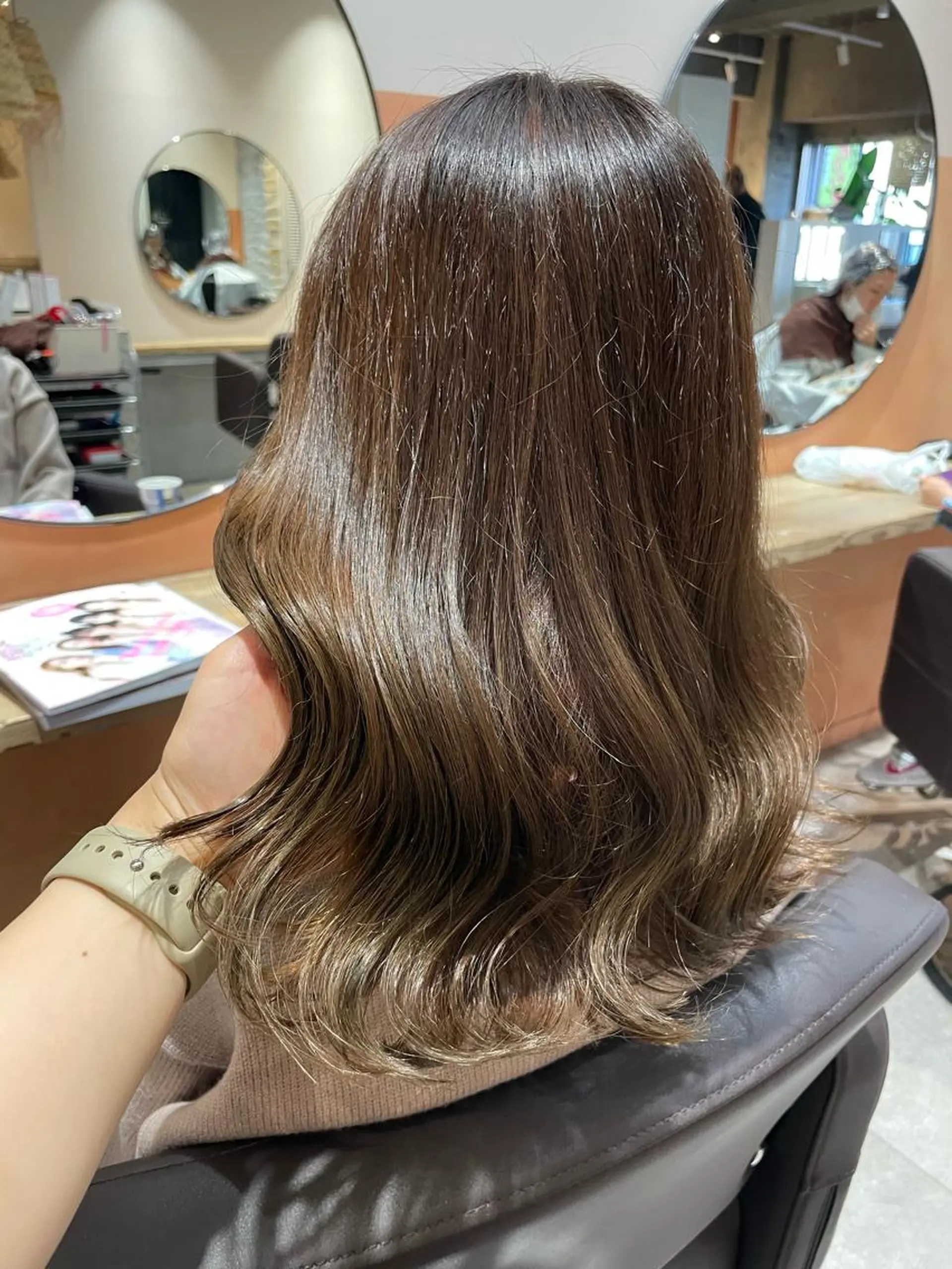ミディアム カラー ベージュカラー カット ヘアカラー トリートメント 💐パーソナルカラー /市橋加菜💐のヘアスタイル
