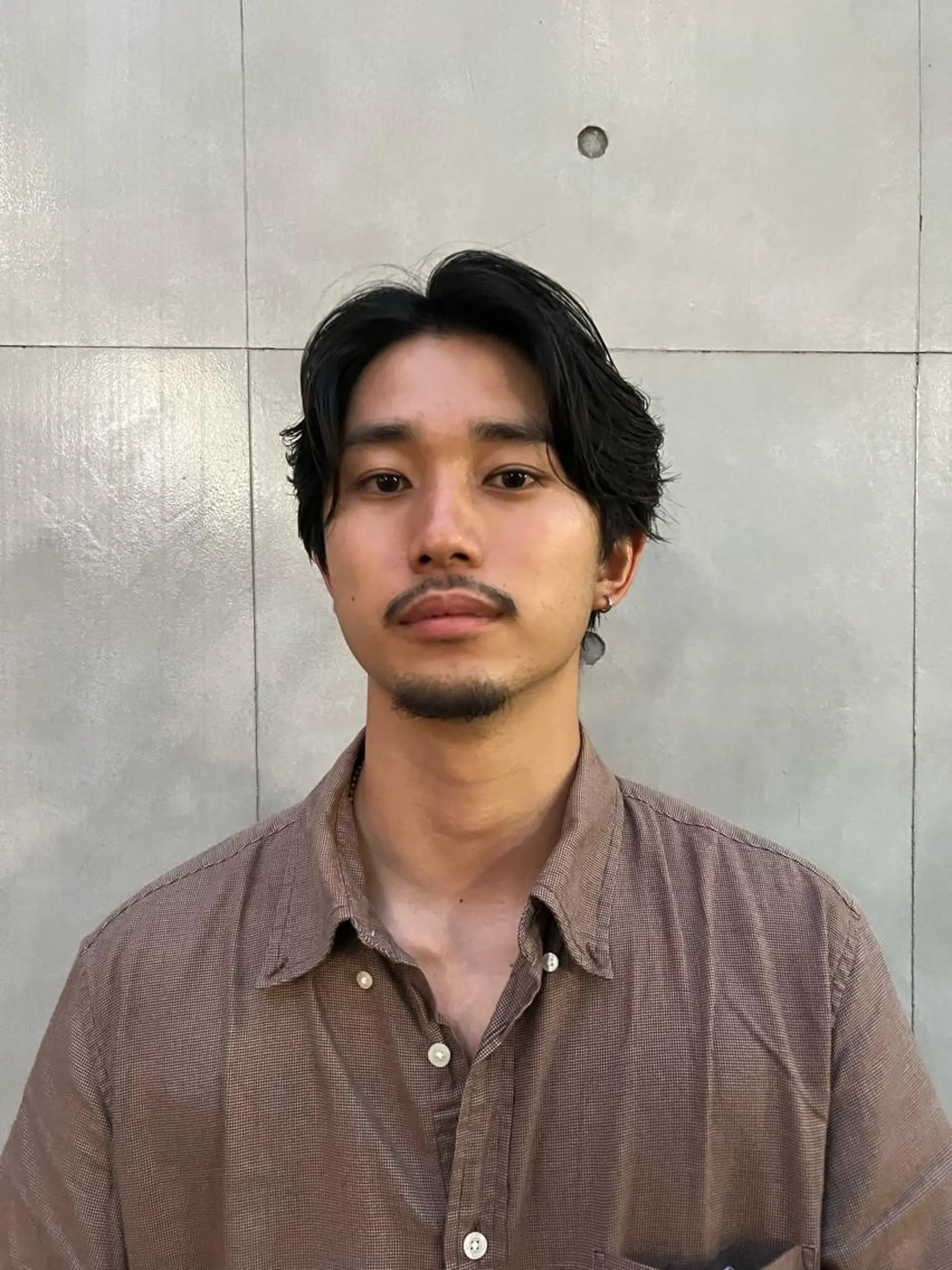 ミディアム パーマ メンズ メンズスタイリスト リュウジのヘアスタイル