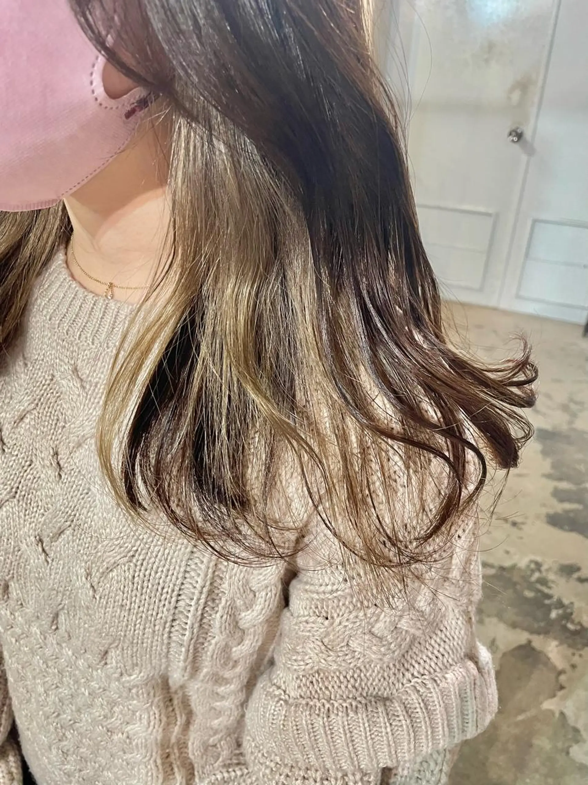 ミディアム カラー ベージュカラー インナーカラー ボブ ボブインナー La fith hair ray所属・メンズ/パーマ/ ブリーチ/KAITOのヘアスタイル