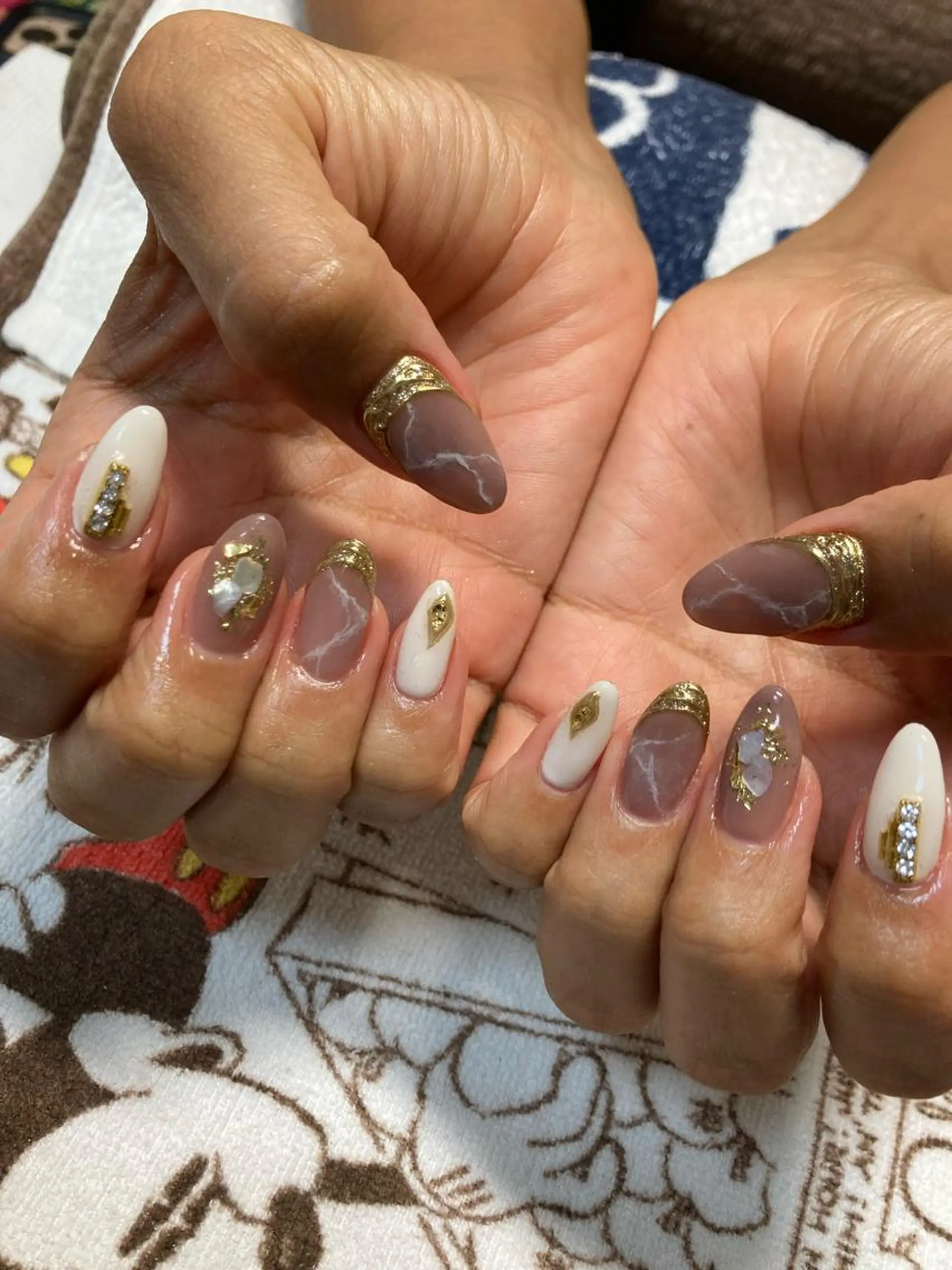 ネイル rukianail 新里のネイルデザイン