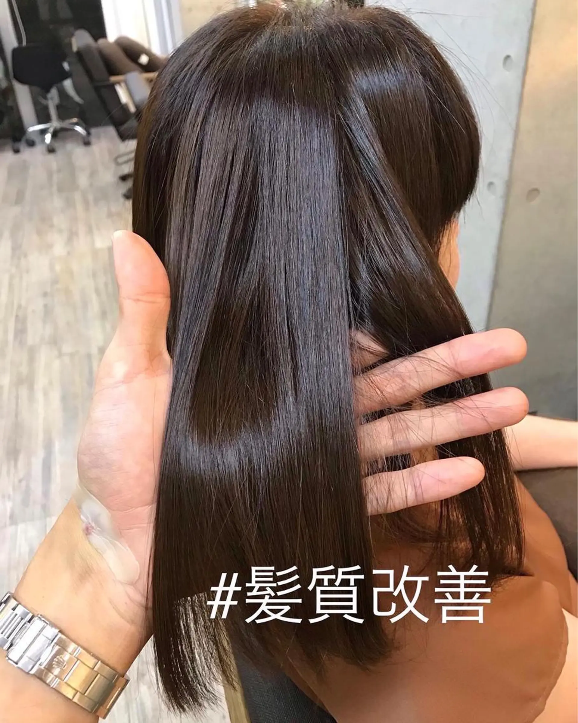 ロング 村上 貴徳のヘアスタイル