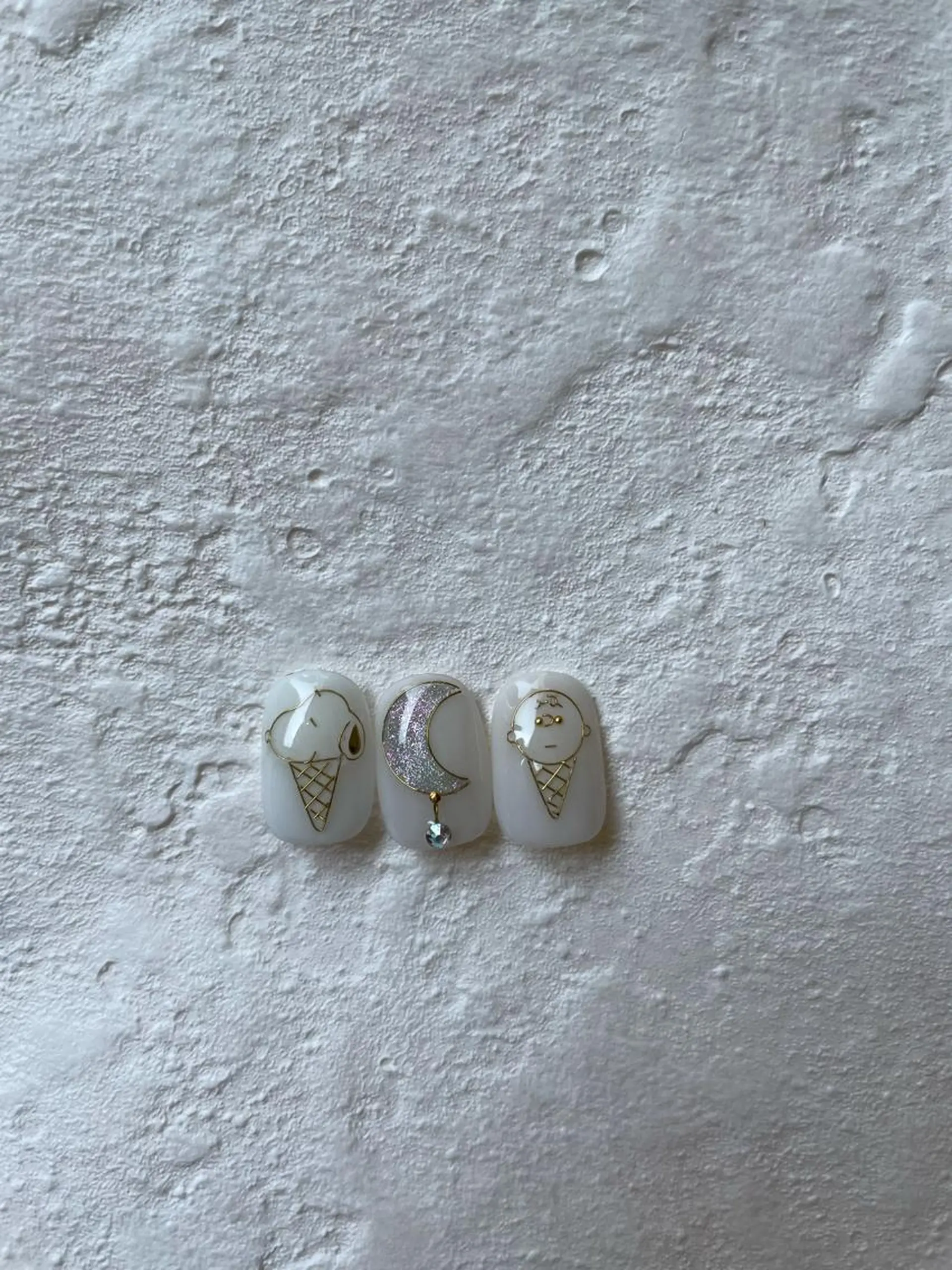 ネイル アートネイル ブラウン MH_ Nailのネイルデザイン