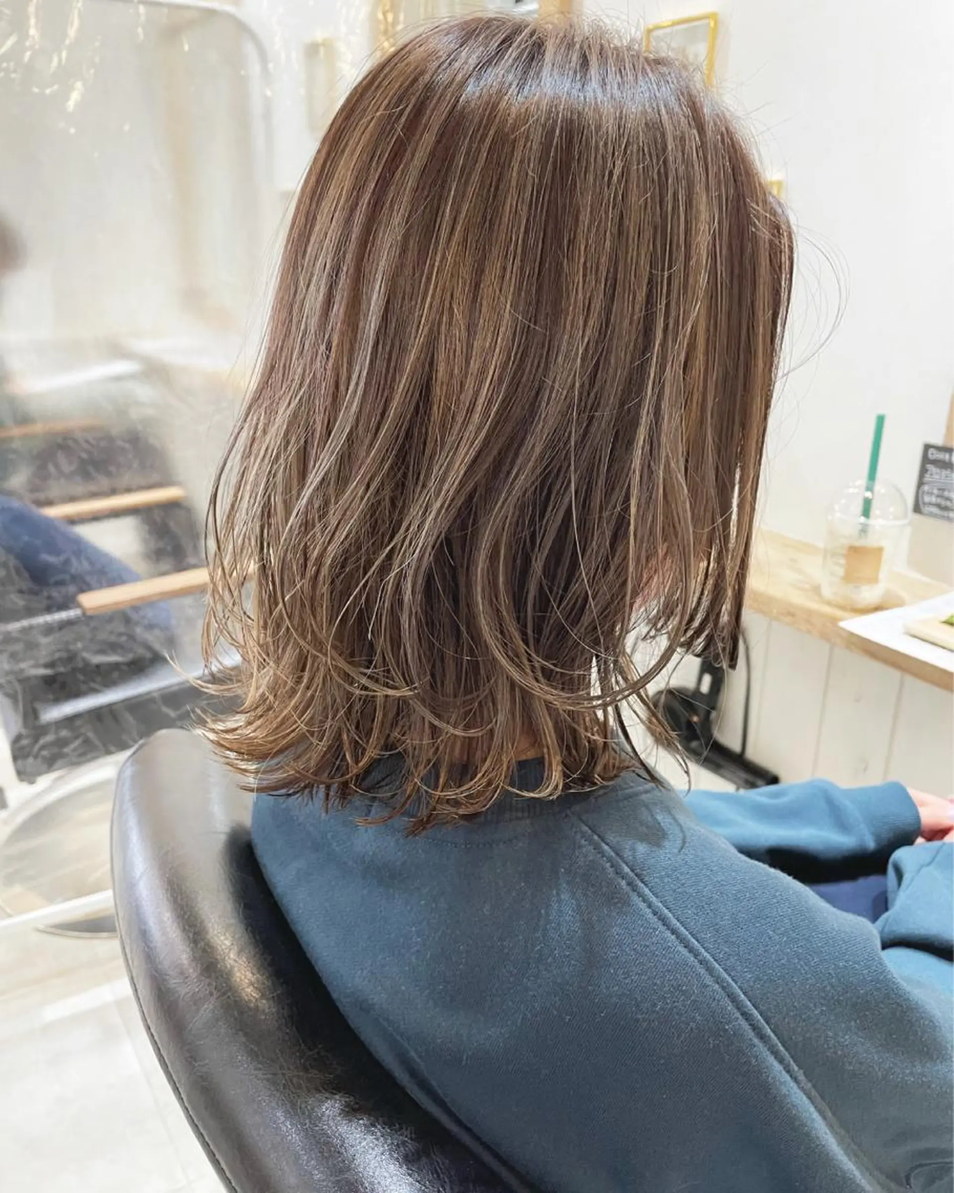 ショート カラー sherry【シェリー】所属・miho 大国町 柔らかハイトーン💛のヘアスタイル