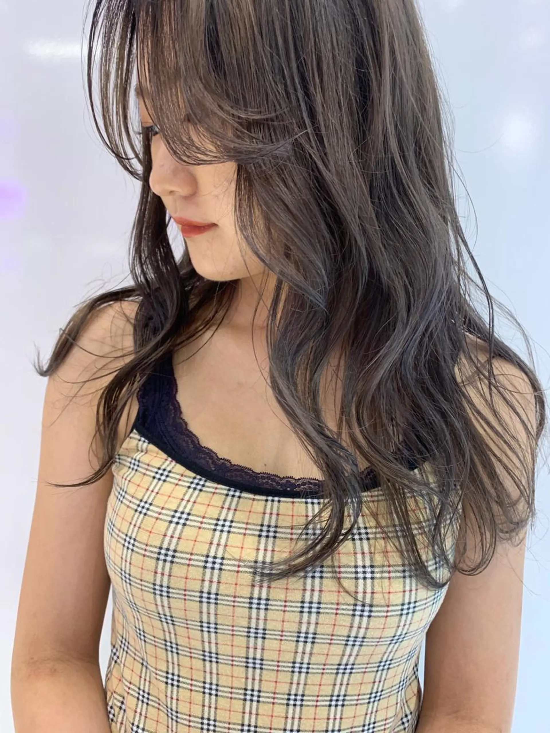 ロング カラー ハッシュカット/ハイ トーン/MANAMIのヘアスタイル