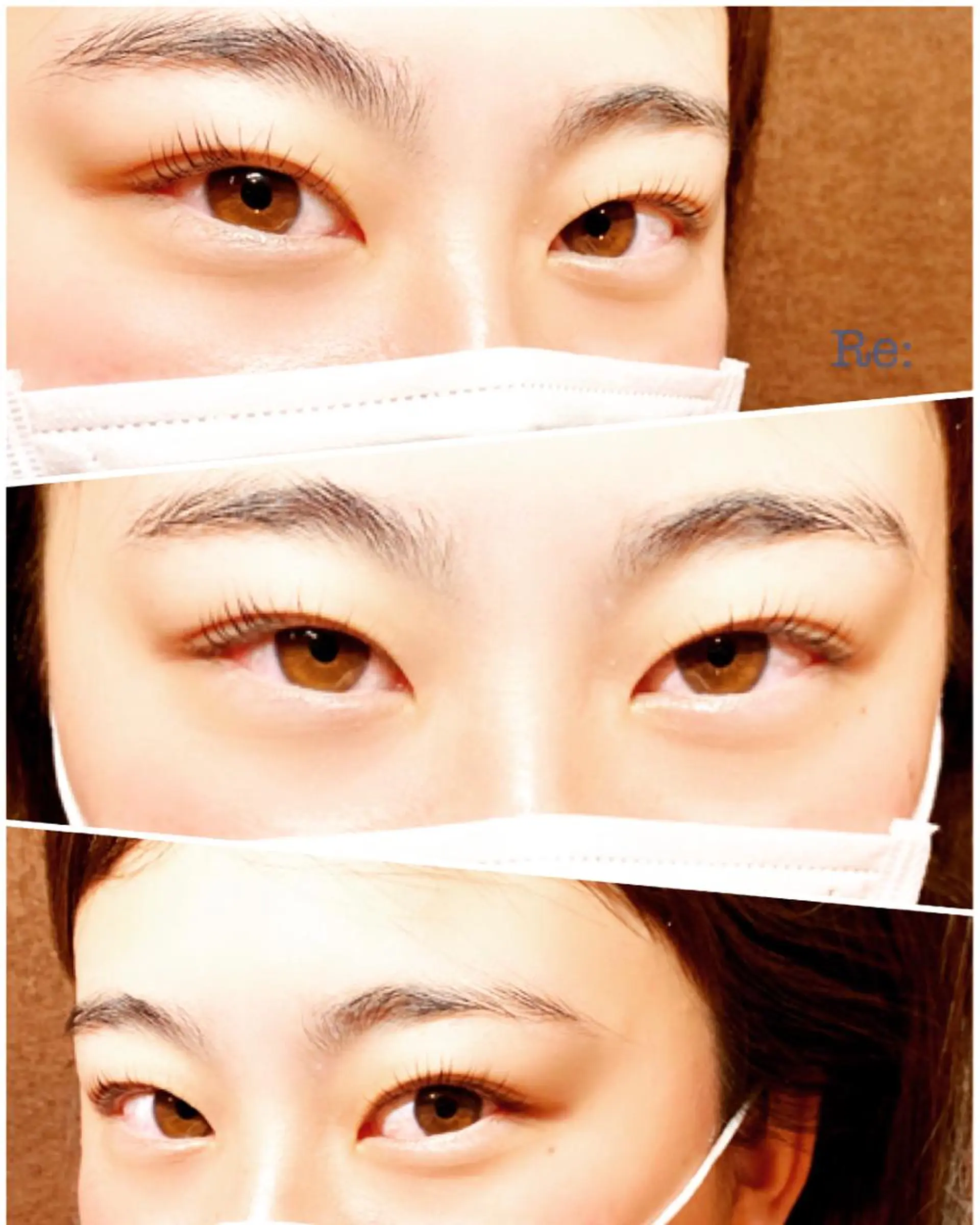マツエク・マツパ 成人式 目尻長め ナチュラル パリジェンヌラッシュリフト 一重×まつ毛パーマ マツパ Lash Re:のマツエク・マツパデザイン