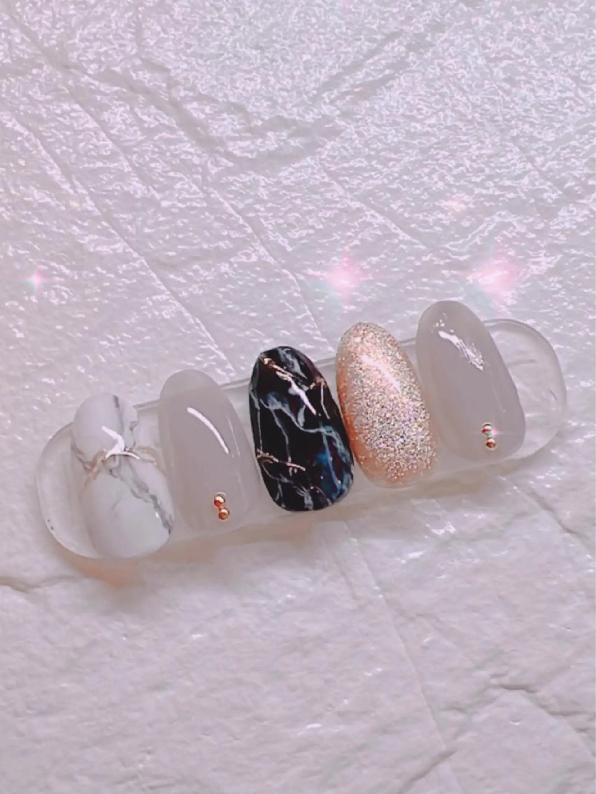 カラー ネイル ecru エクリュのネイルデザイン