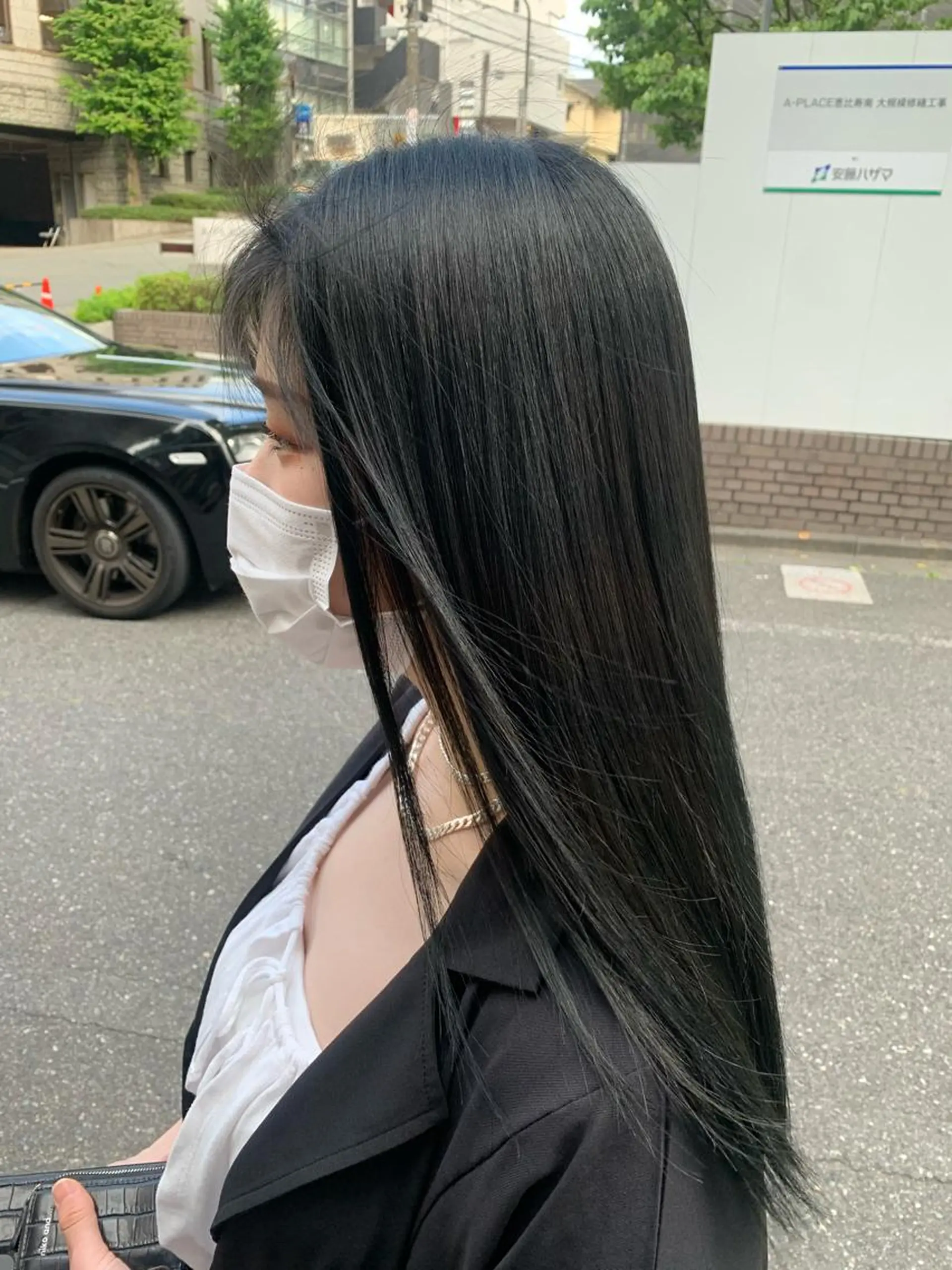 ロング カラー パーマ ヘアアレンジ 髪質改善/縮毛矯正 艶カラー/珠聡のヘアスタイル