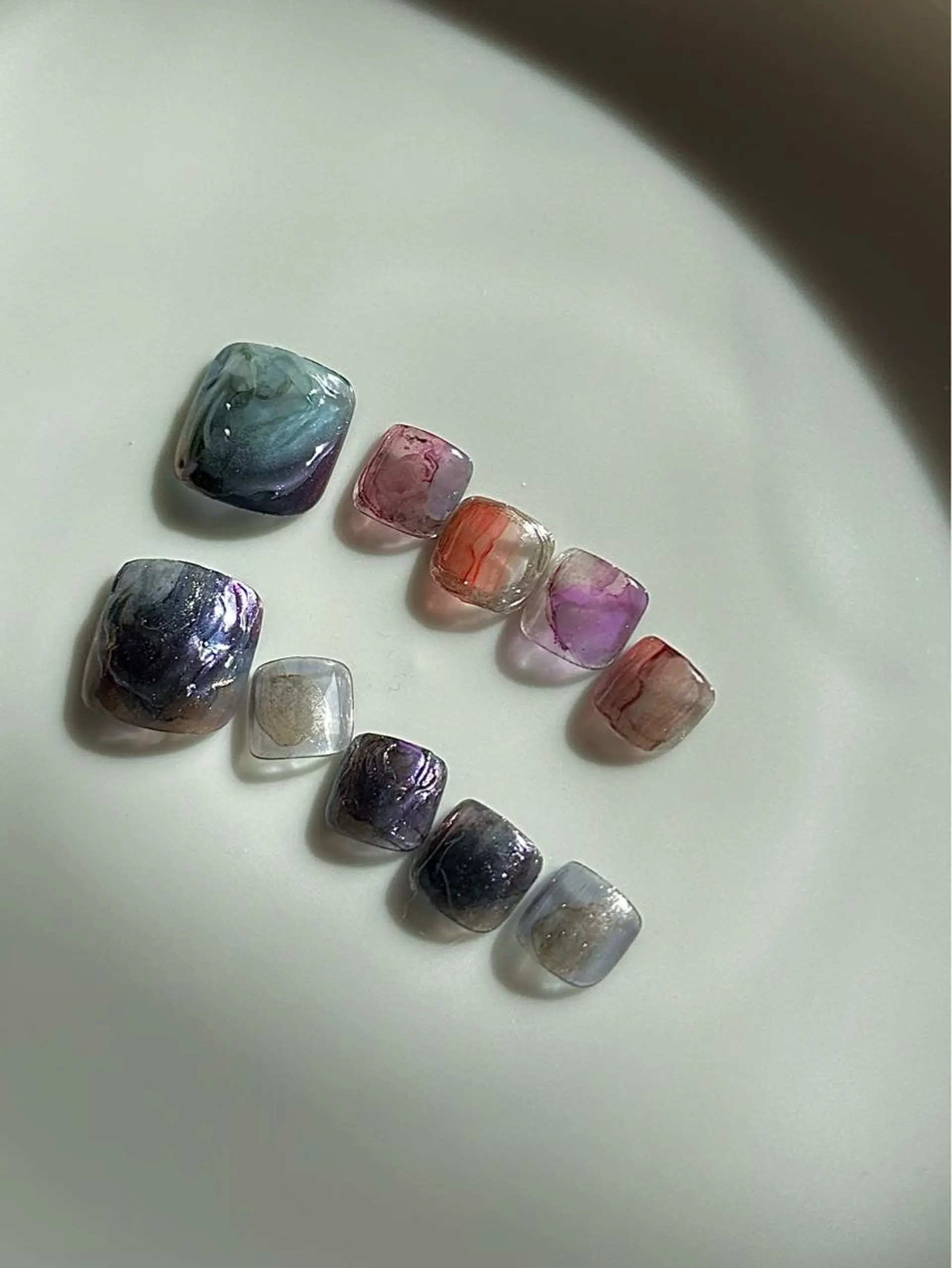 ネイル アートネイル フットネイル ジェルネイル キラキラネイル ロングネイル 小河 仁美のネイルデザイン