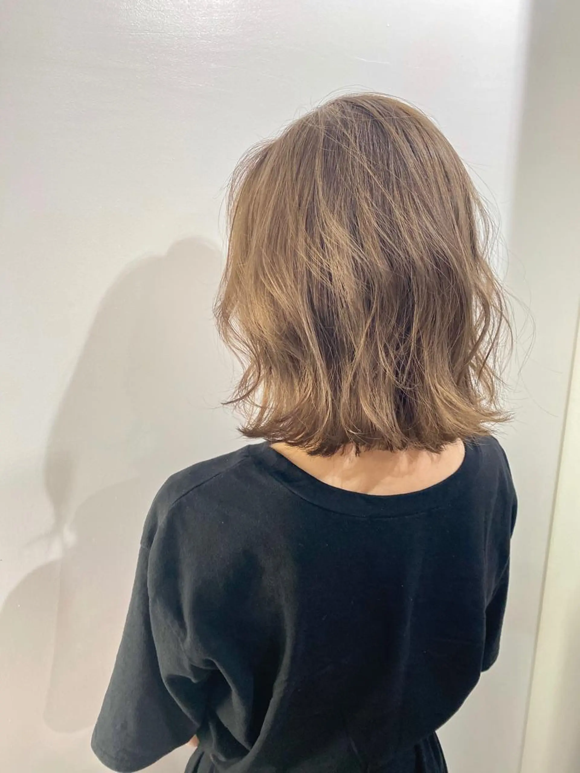 ミディアム カラー カット ヘアカラー トリートメント 海外デザイン🇺🇸 石渡諒太のヘアスタイル