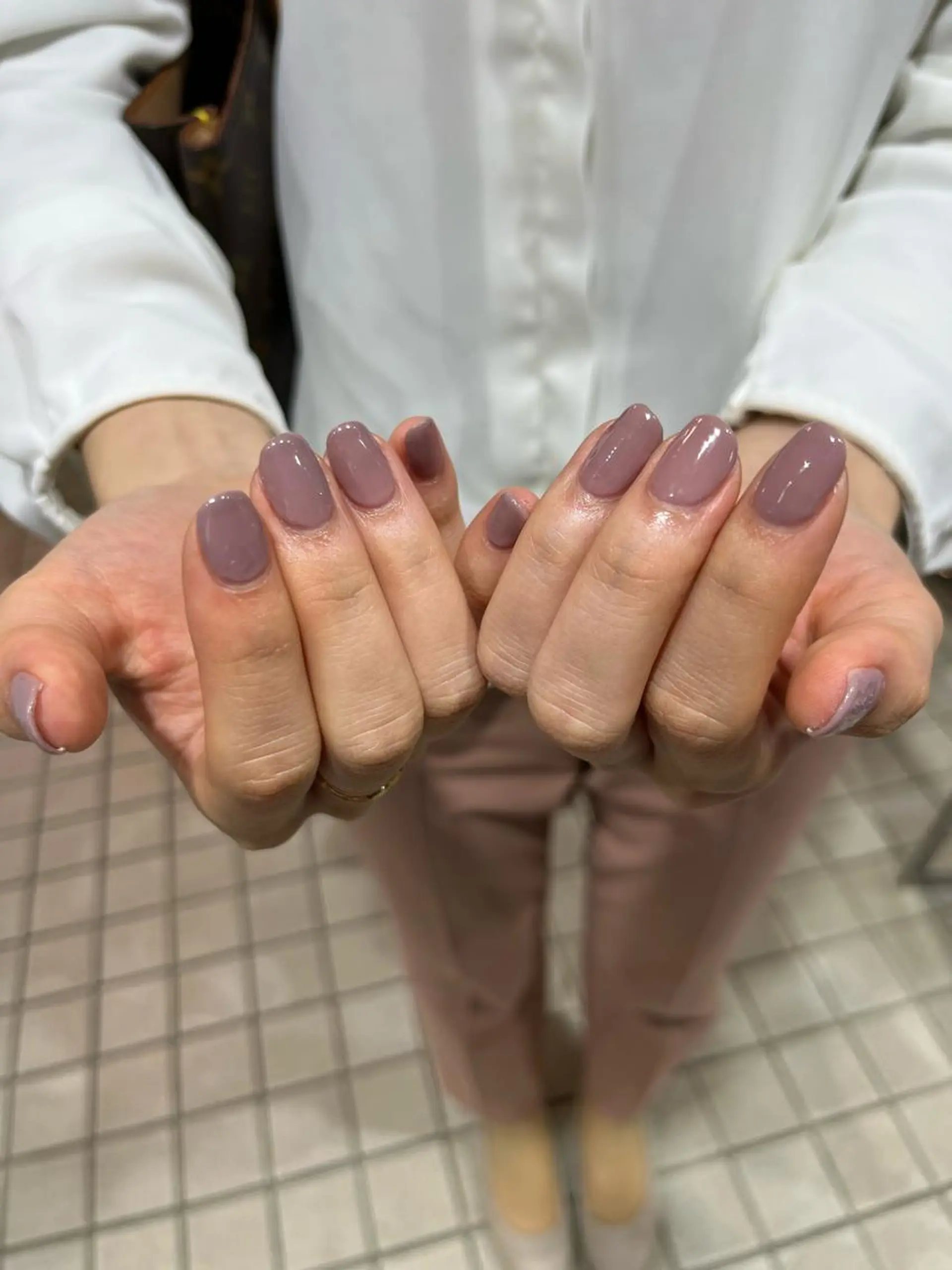 ネイル 💖デザインカラー/ タダ ハナカ💖のヘアスタイル