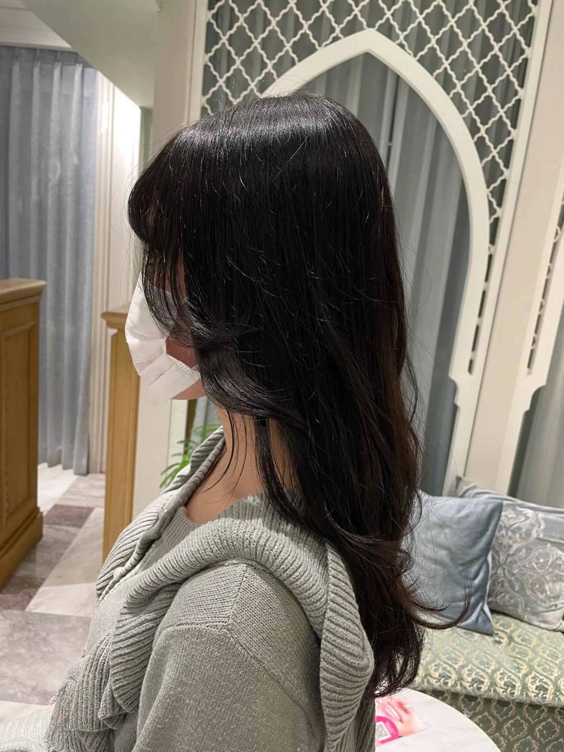 カラー ヘアカラー 木屋元一/透明感 /レイヤー/顔まわりのヘアスタイル