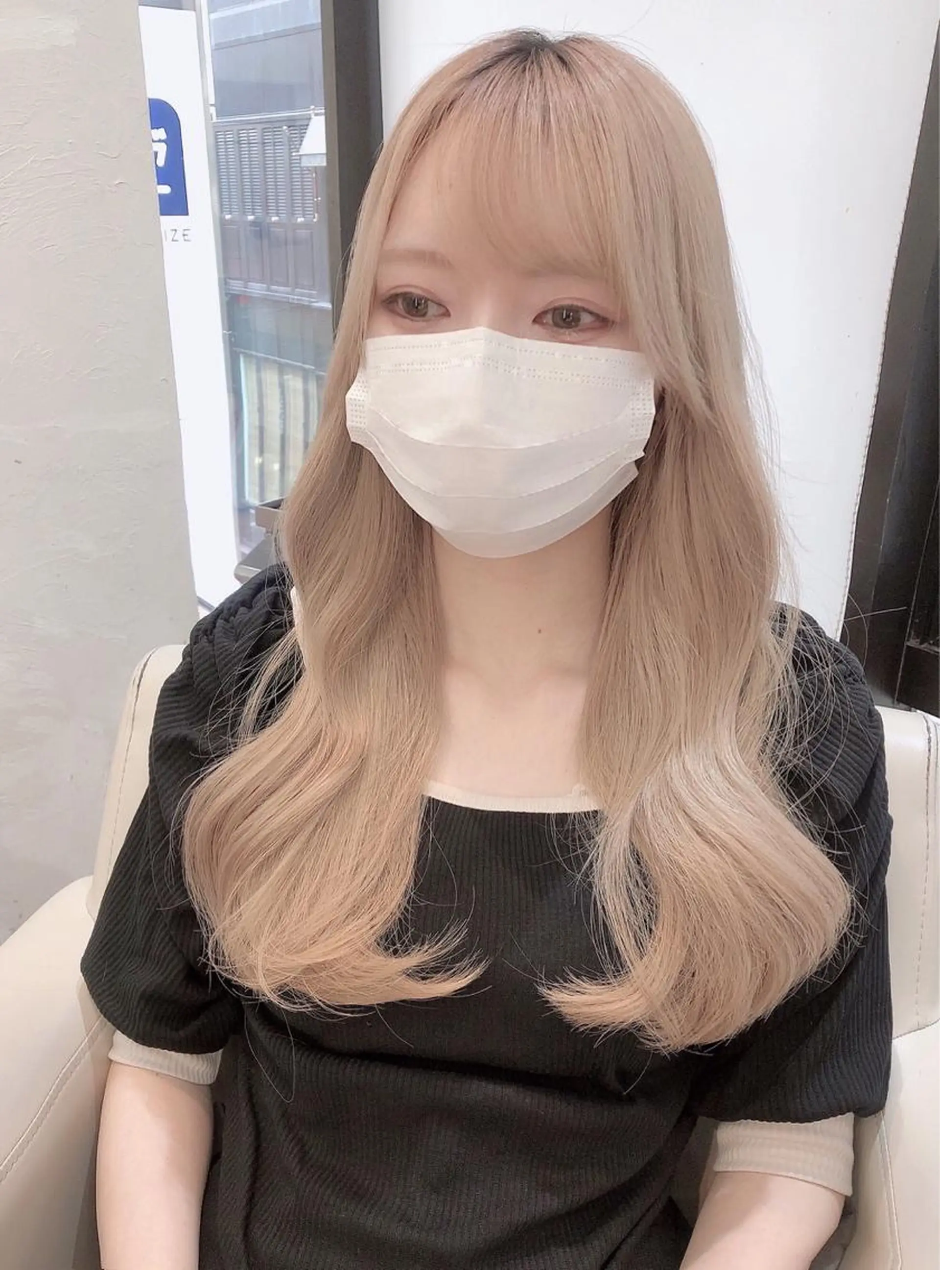 カラー カット トリートメント 韓国ヘア/レイヤー カット SAKURAのヘアスタイル